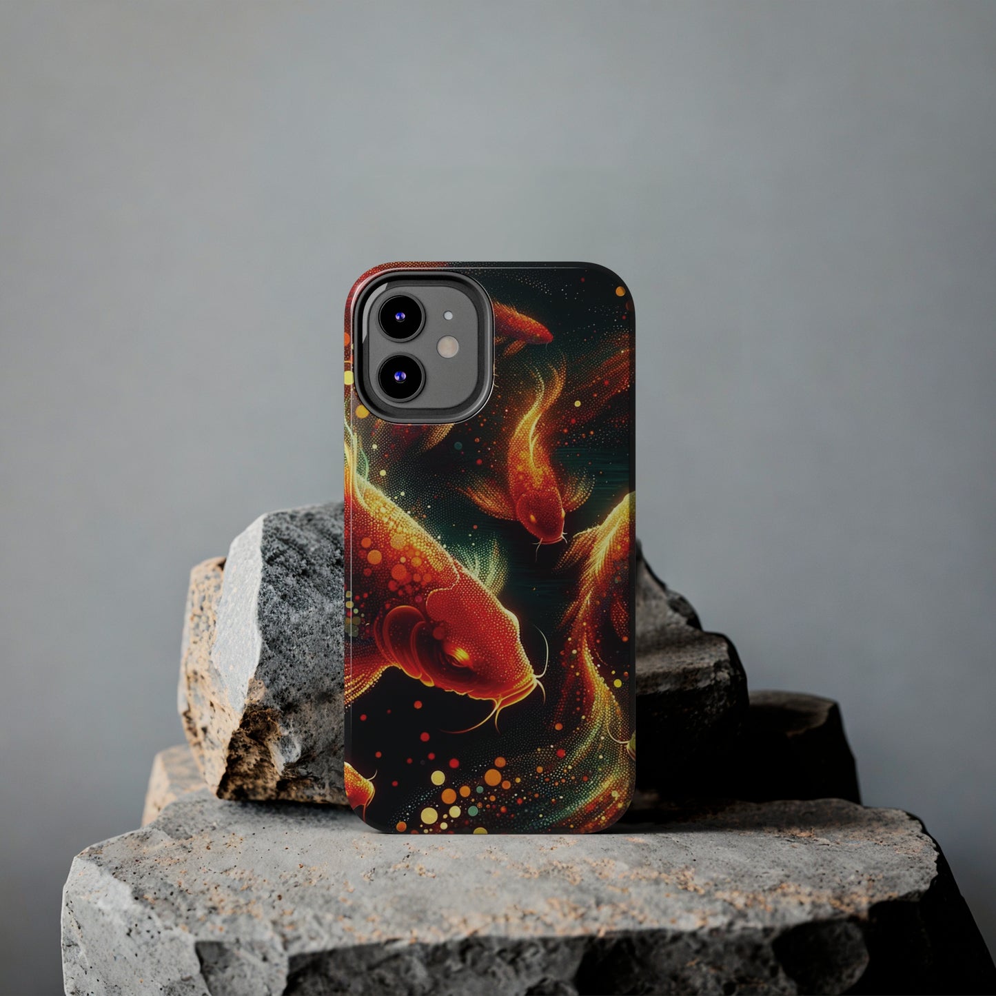 ToughDrop Apple iPhone Case Ft. Spotted Koi