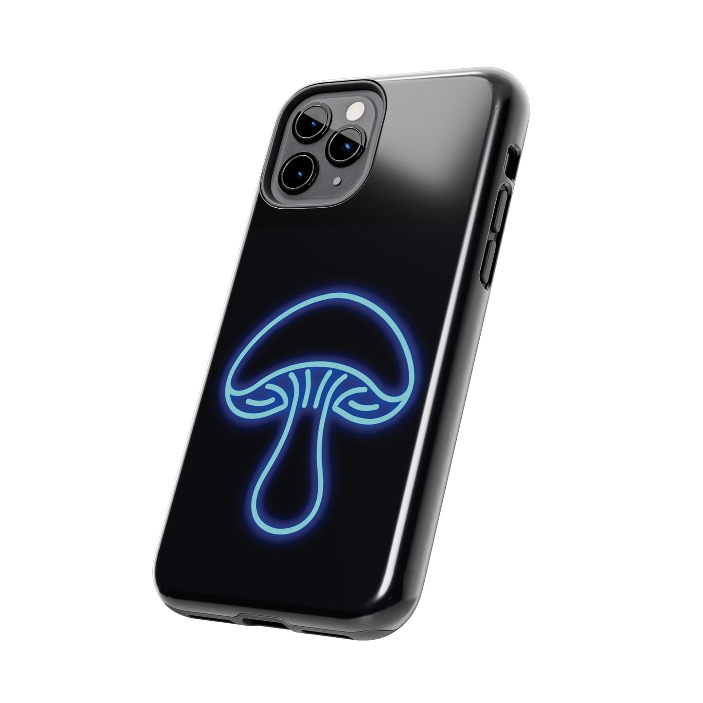 ToughDrop Apple iPhone Case Ft. Neon Blue Shroom