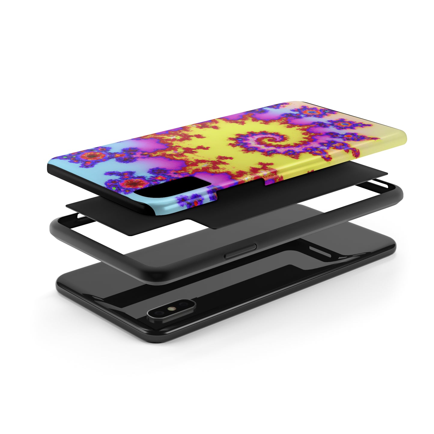 Tough Case-Mate iPhone Case Ft. Tie Dye Fractal