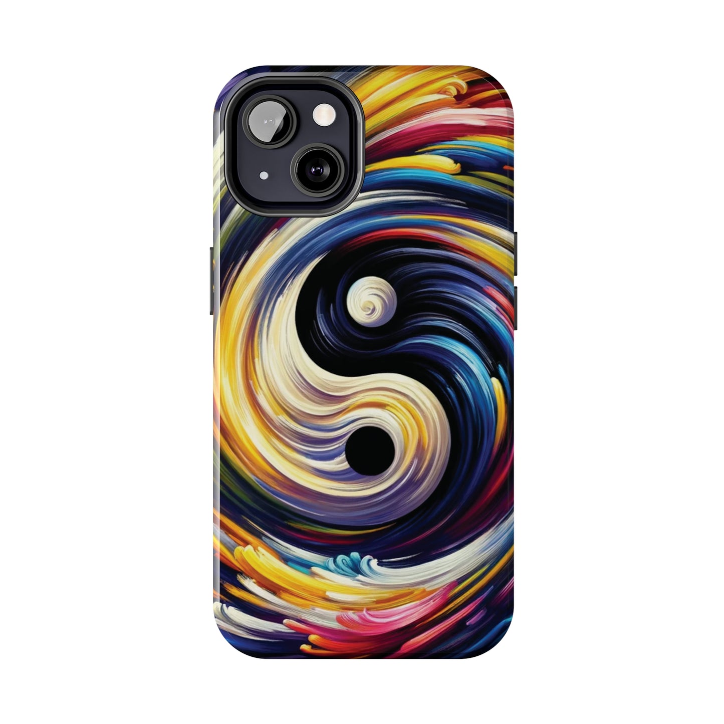 ToughDrop Apple iPhone Case Ft. Abstract Yin Yang