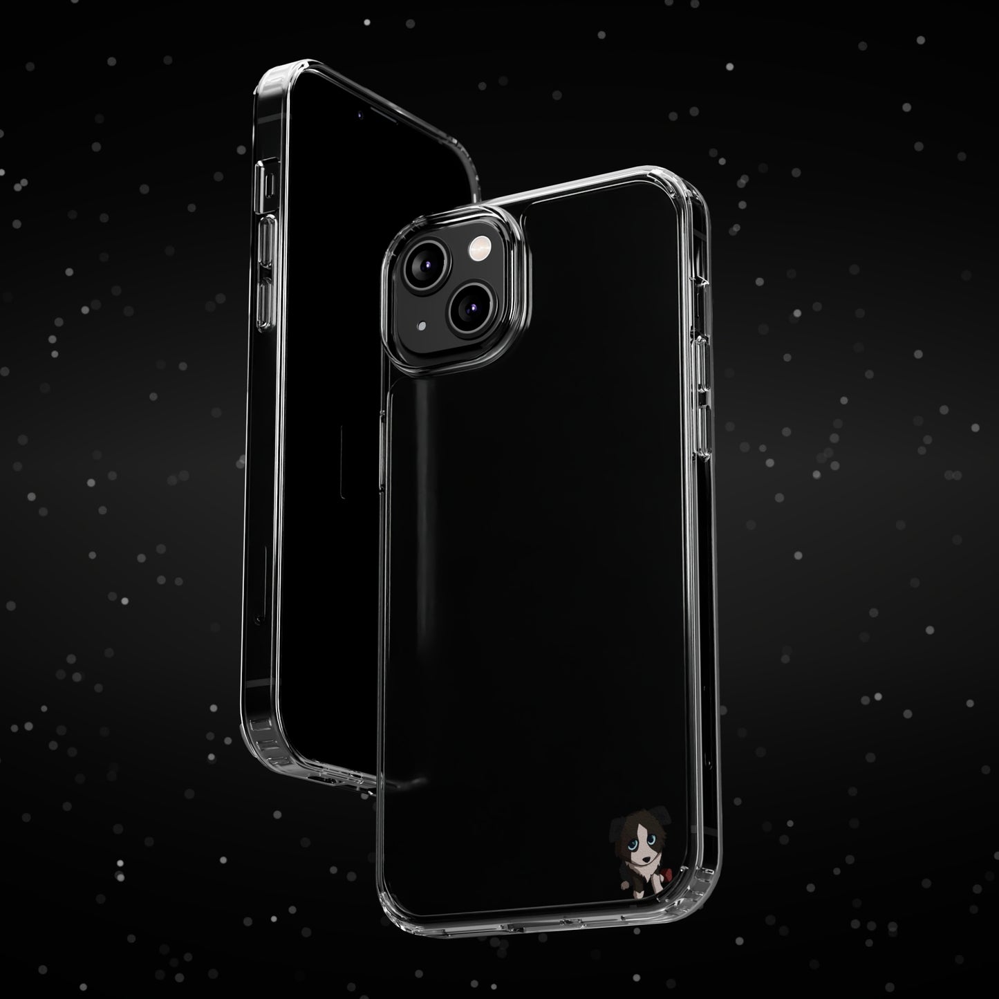 Clear iPhone and Android Cases Ft. Cute Puppy