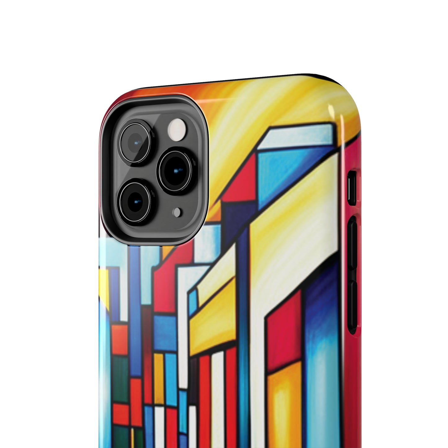 ToughDrop Apple iPhone Case Ft. Colorful Geometric Abstract Art