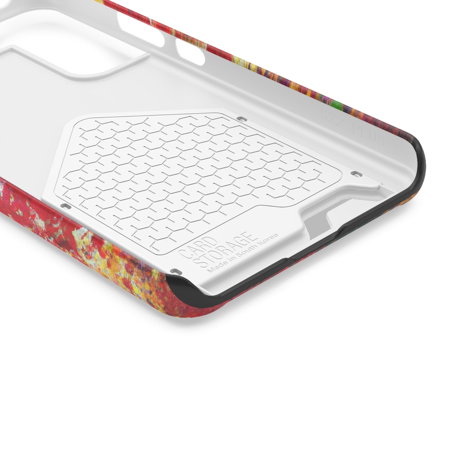 iPhone 13 and Samsung S21, S22 Cases with Card Holder Ft. Detailed Splats