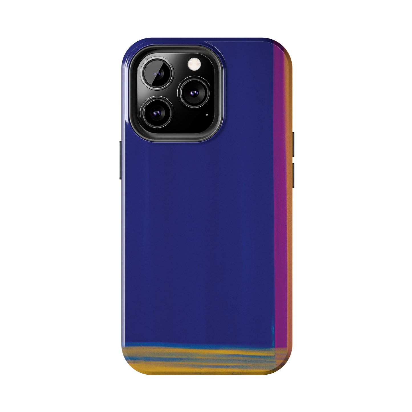 Strong Apple iPhone Case Ft. Minimal Framed Blue