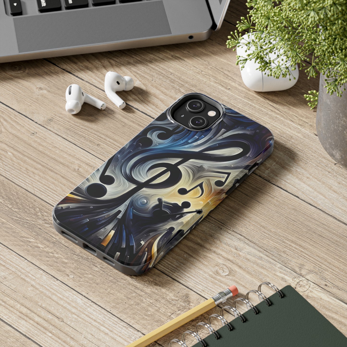 ToughDrop Apple iPhone Case Ft. Musical Abstraction