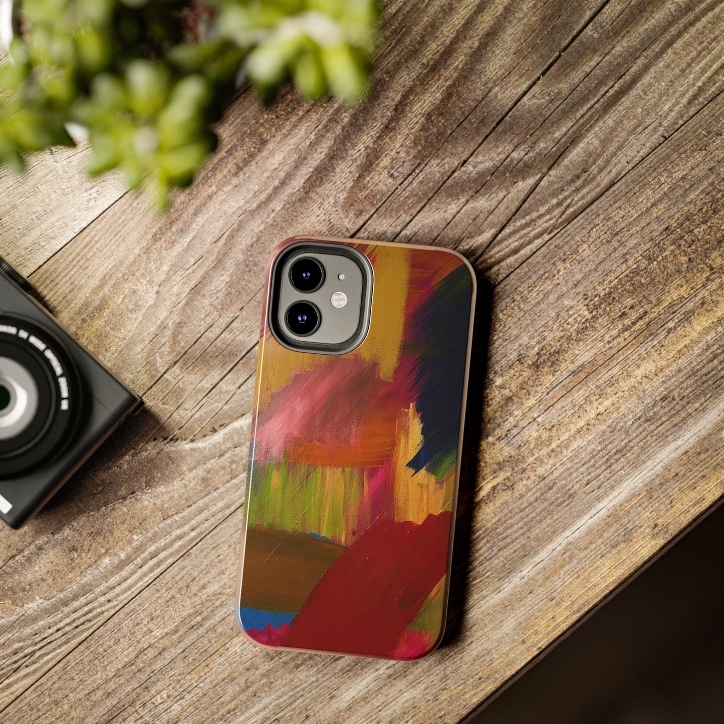 Tough Case-Mate iPhone Case Ft. Abstract Red