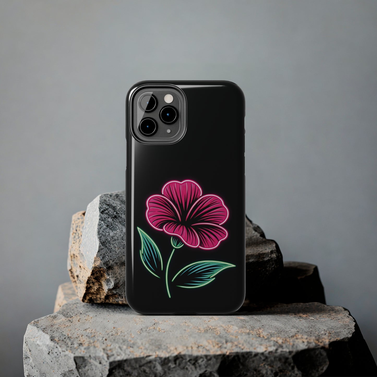 ToughDrop Apple iPhone Case Ft. Neon Bloom