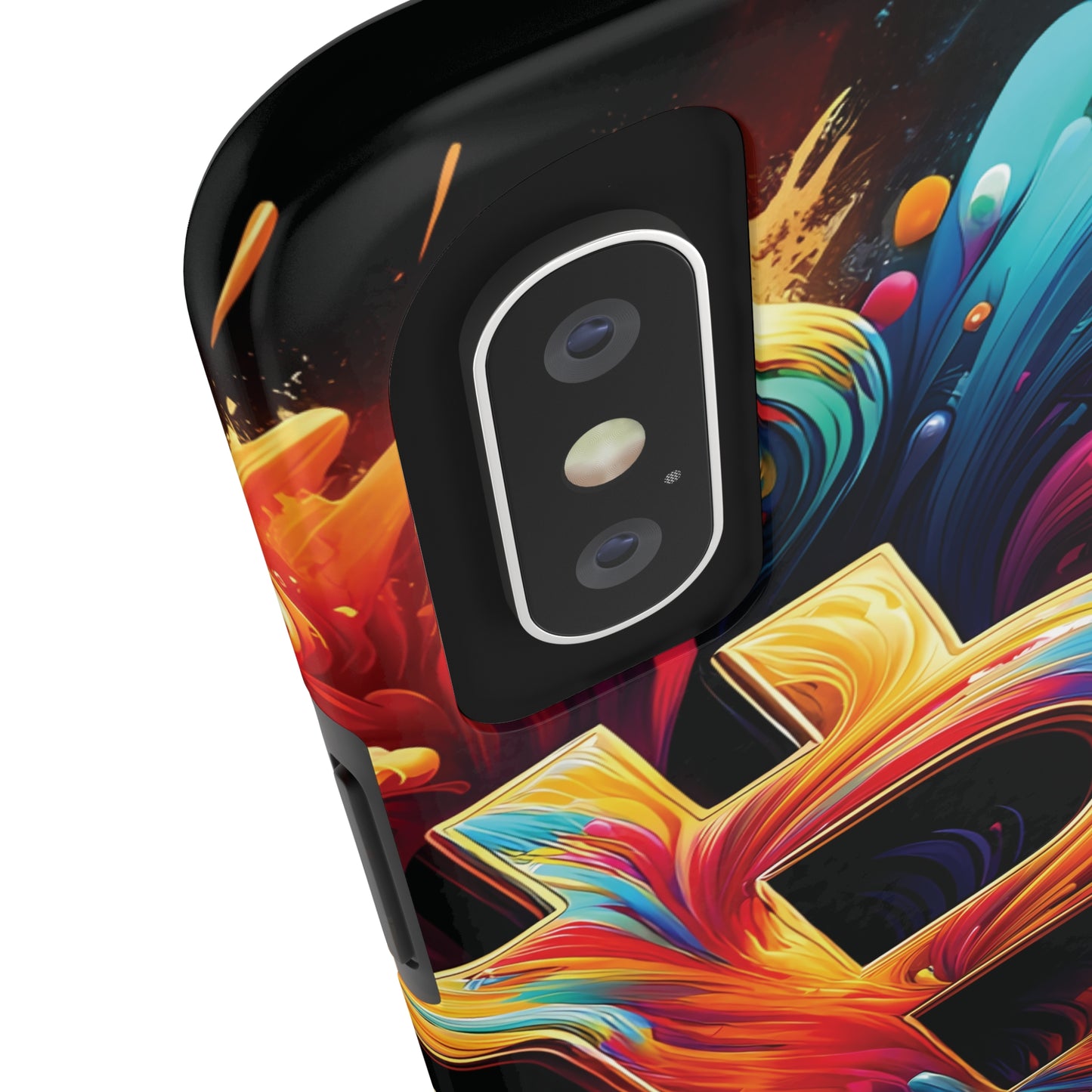 ToughDrop Apple iPhone Case Ft. Bitcoin Symbol Abstract
