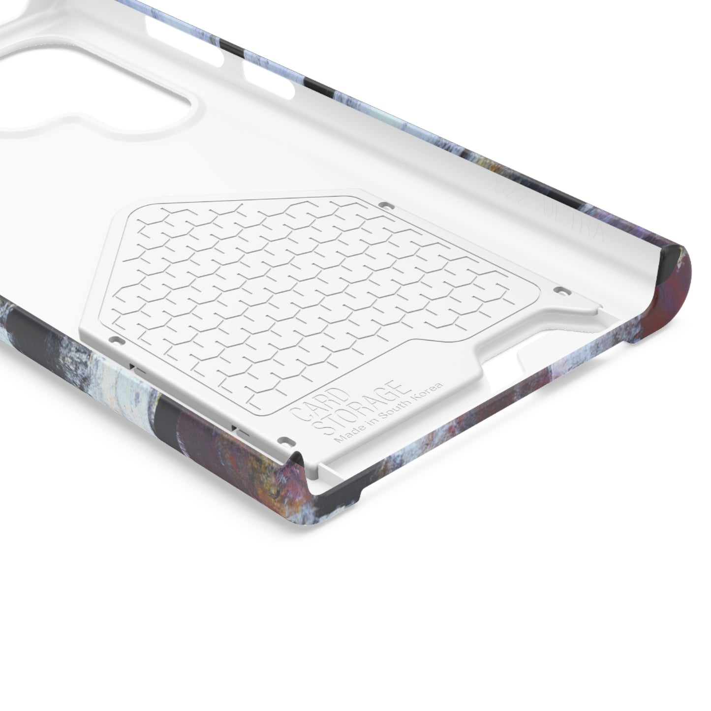 iPhone 13 and Samsung S21, S22 Cases with Card Holder Ft. Mirror Island