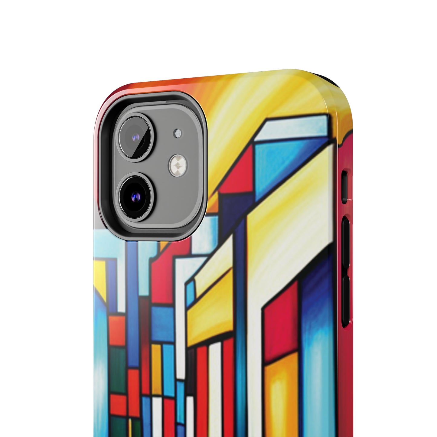 ToughDrop Apple iPhone Case Ft. Colorful Geometric Abstract Art