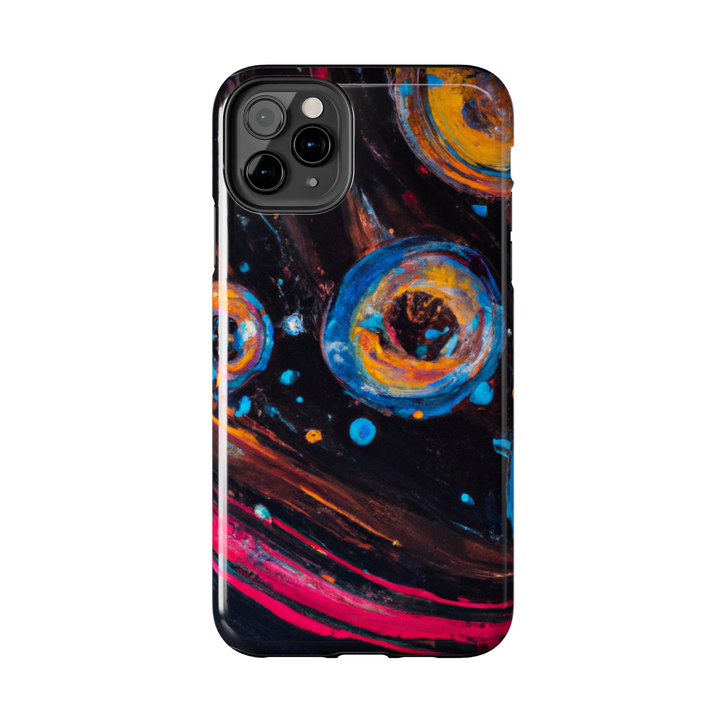 Tough Apple iPhone Cases Ft. Bubble Galaxy