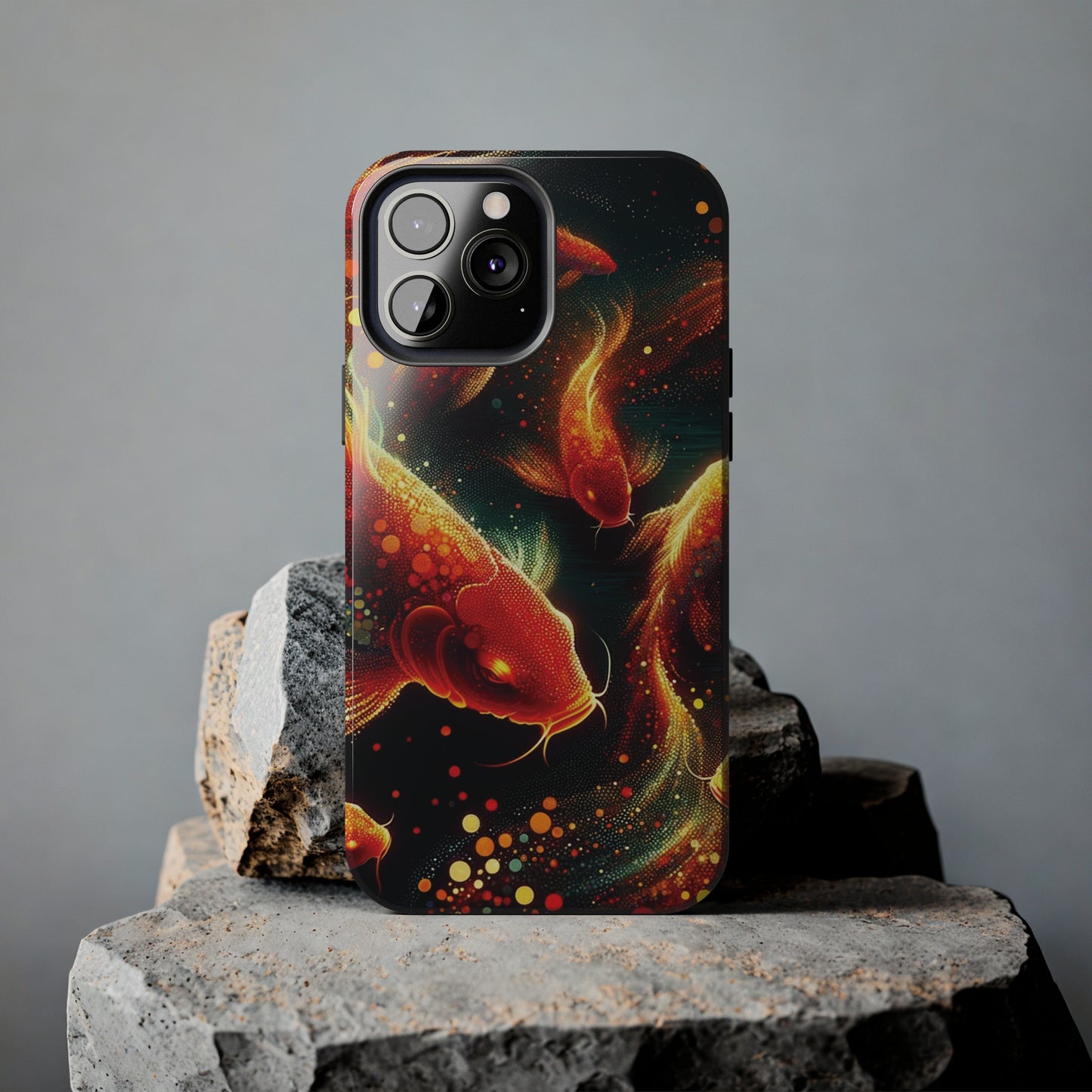 ToughDrop Apple iPhone Case Ft. Spotted Koi