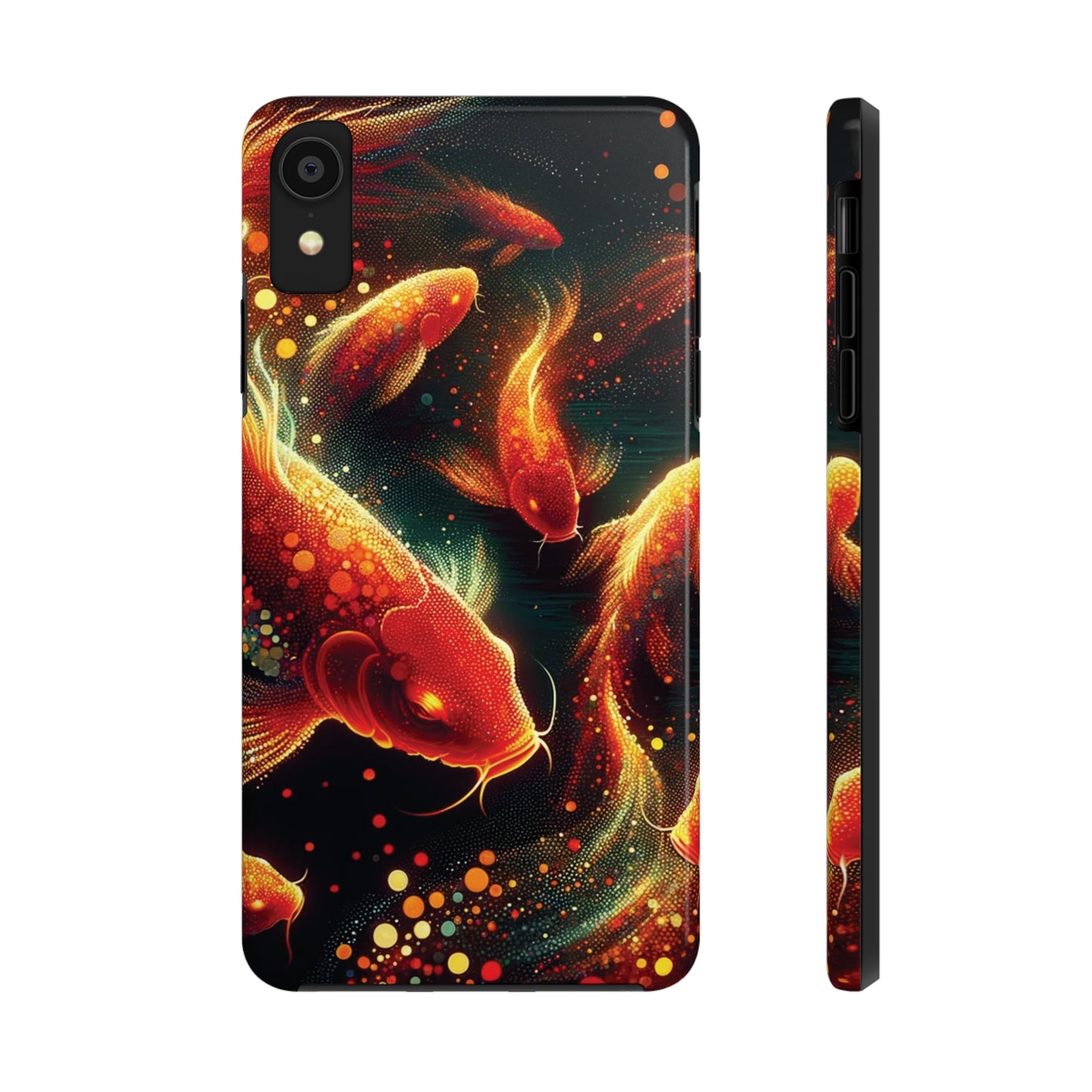 ToughDrop Apple iPhone Case Ft. Spotted Koi