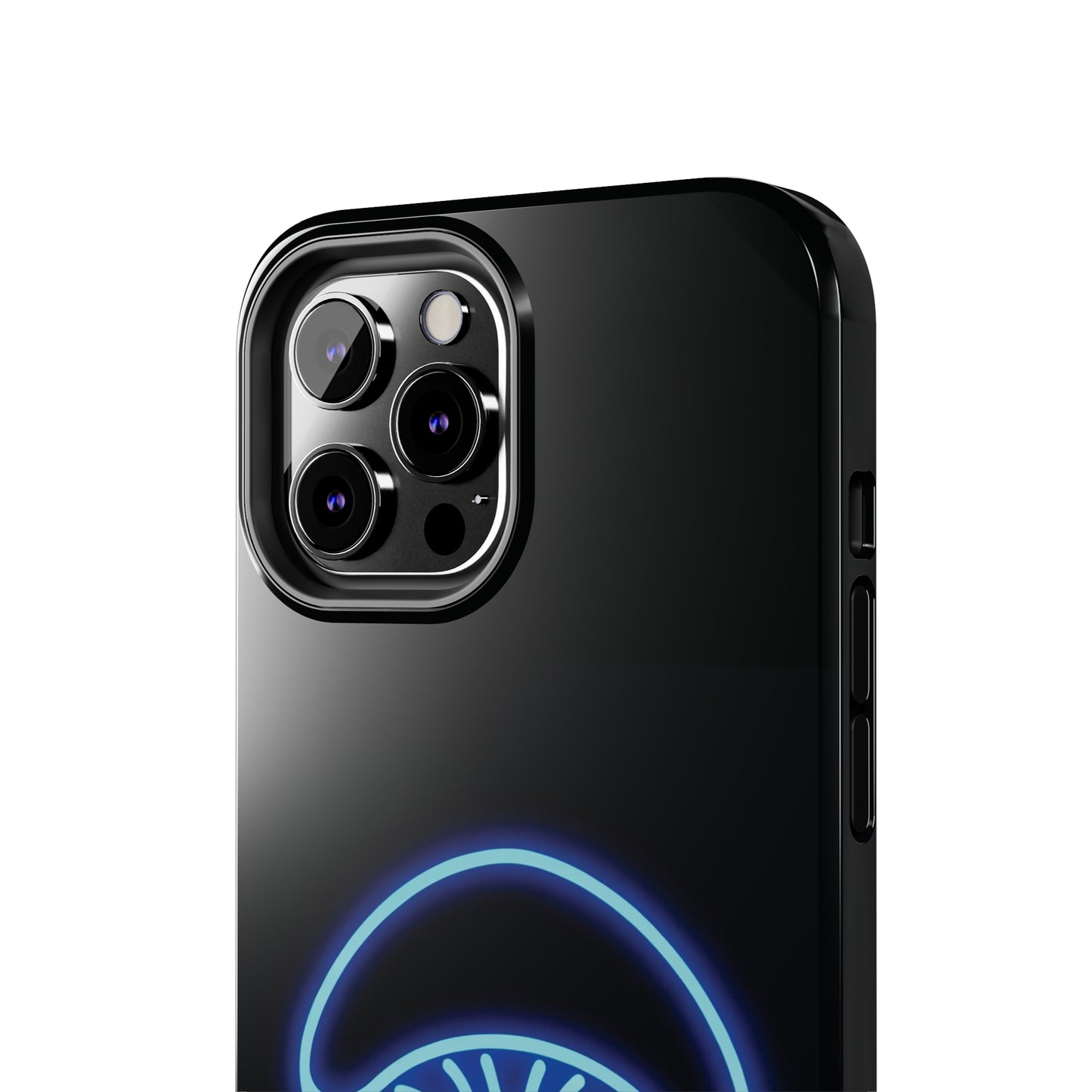 ToughDrop Apple iPhone Case Ft. Neon Blue Shroom