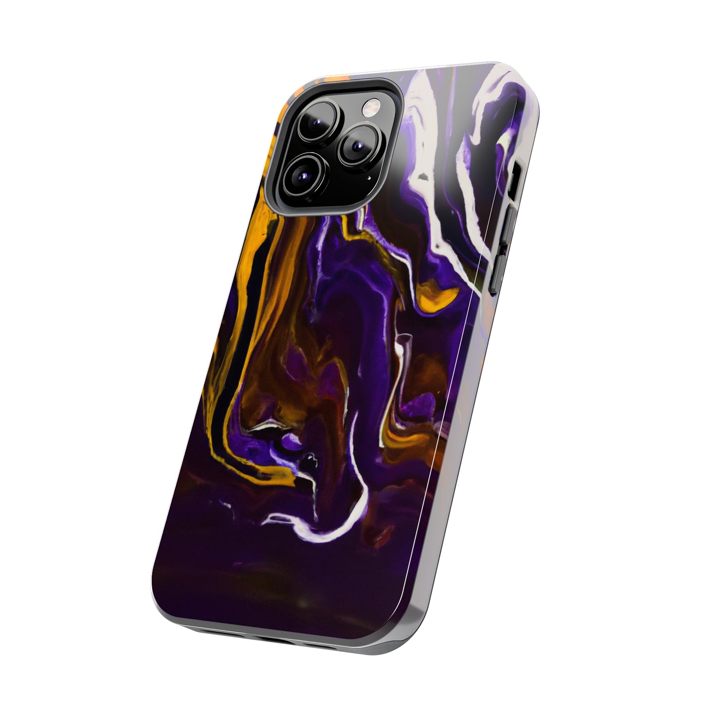 Tough Case-Mate iPhone Case Ft. Purple Tiger Stripes