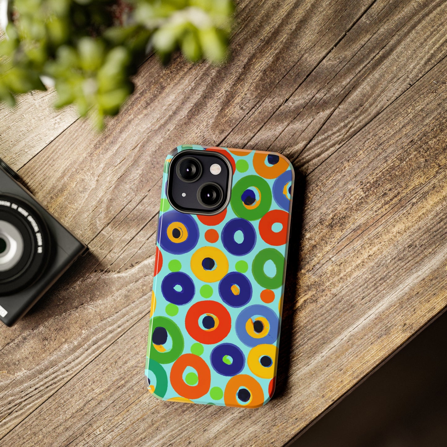 Tough Case-Mate iPhone Case Ft. Vivid Circles