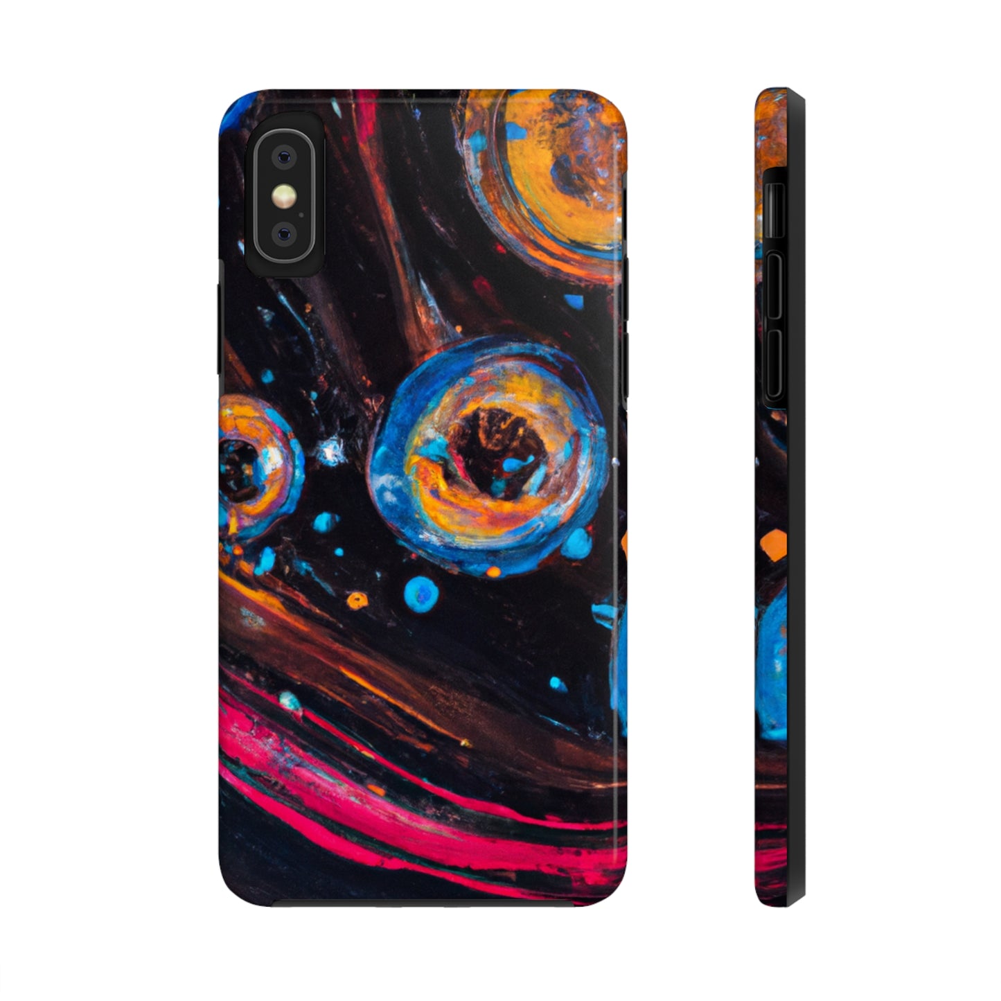 Tough Apple iPhone Cases Ft. Bubble Galaxy