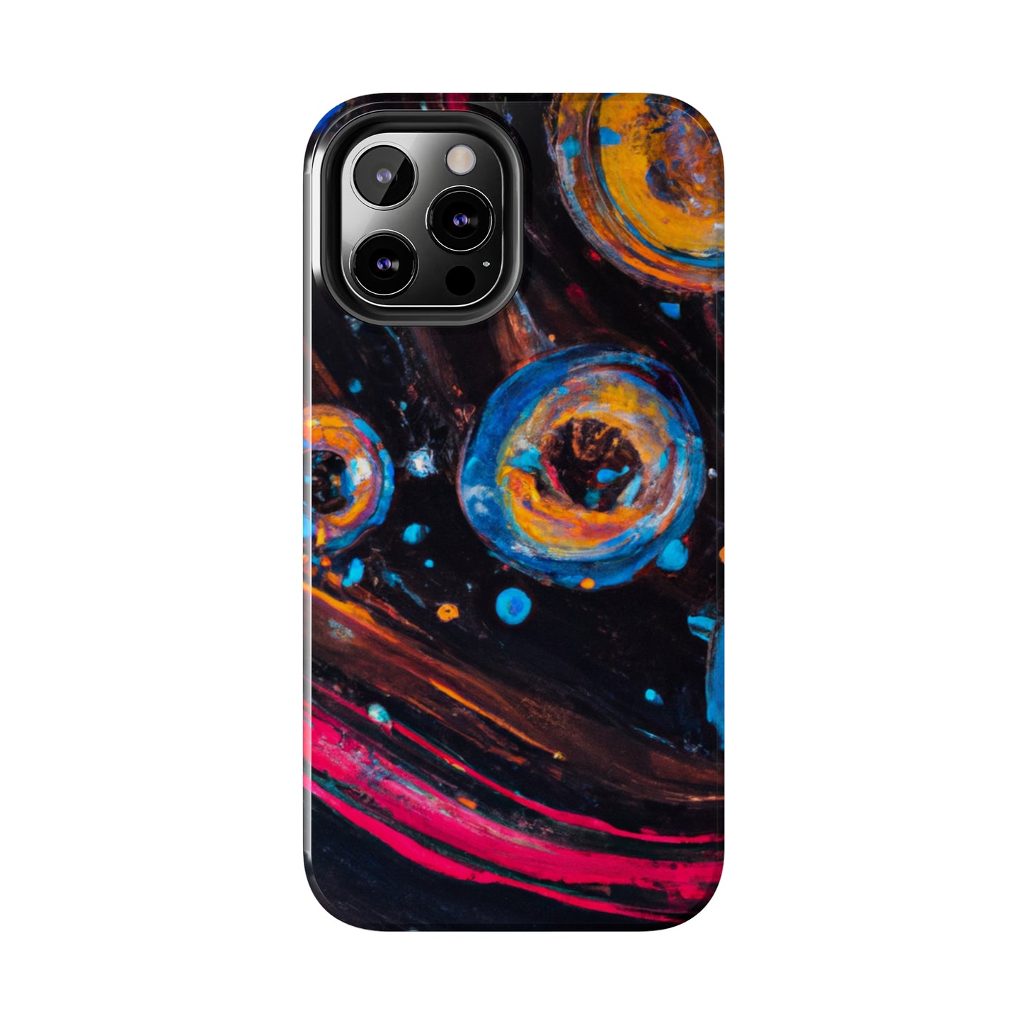 Tough Apple iPhone Cases Ft. Bubble Galaxy