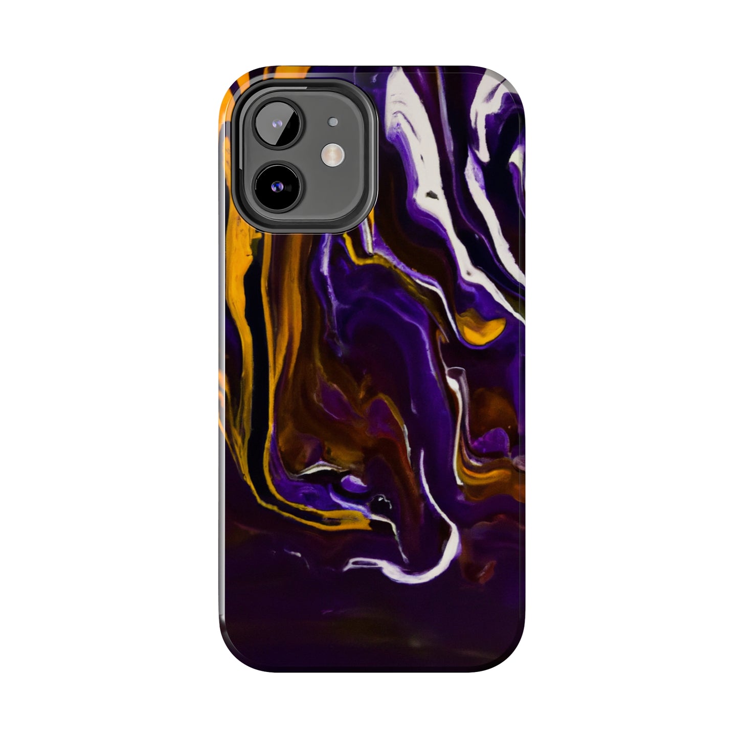 Tough Case-Mate iPhone Case Ft. Purple Tiger Stripes