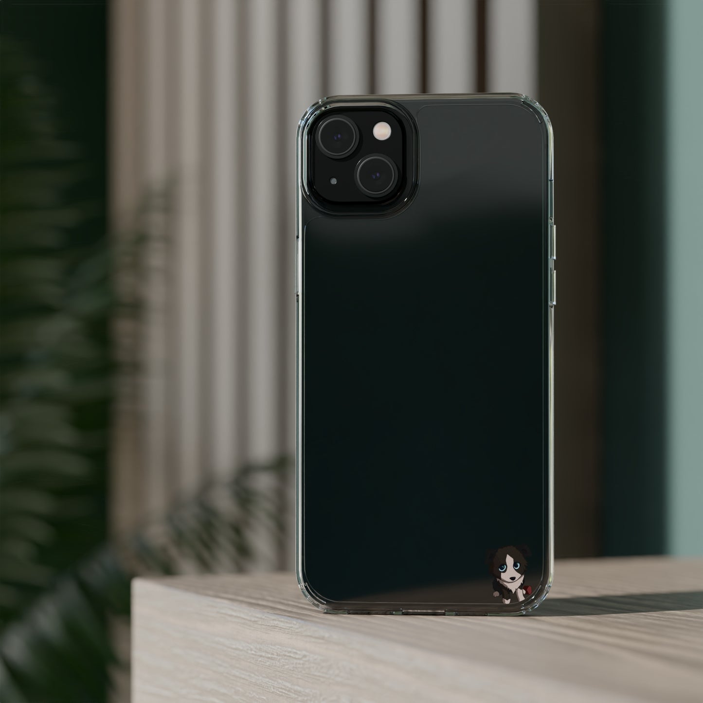 Clear iPhone and Android Cases Ft. Cute Puppy