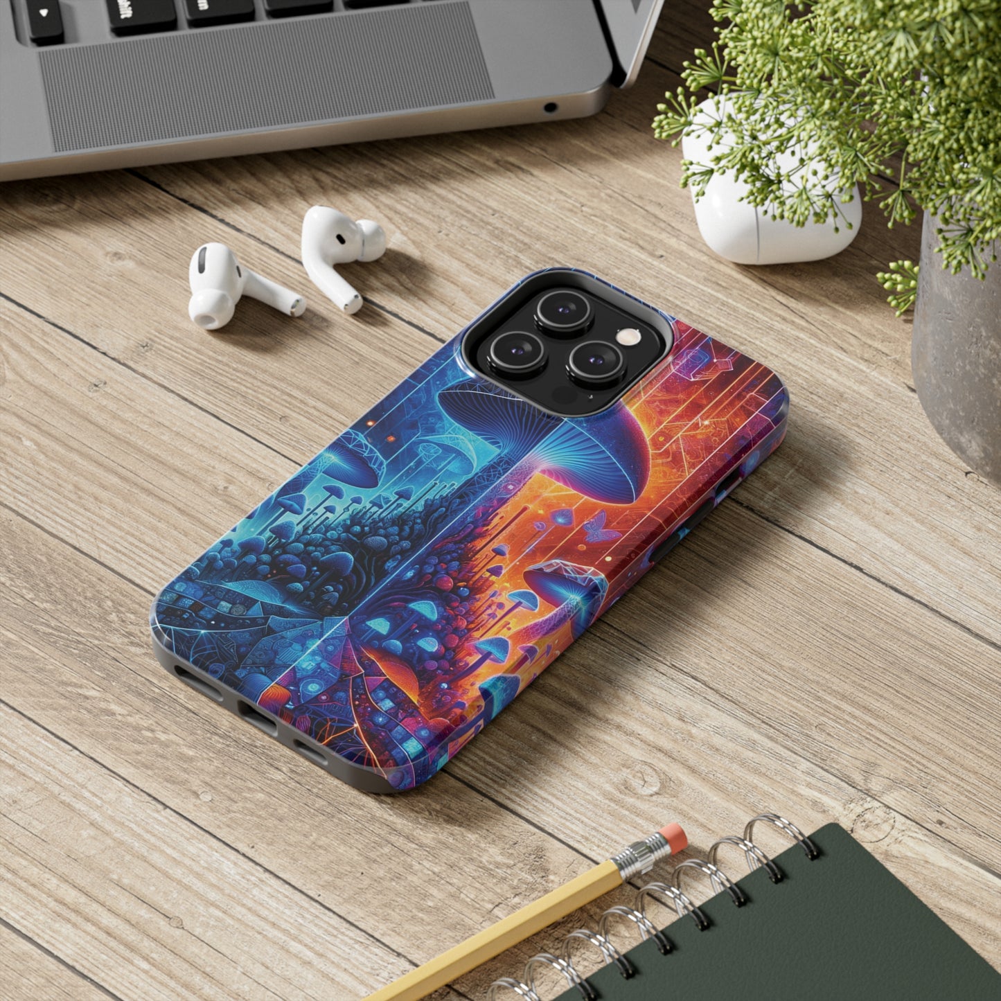 ToughDrop Apple iPhone Case Ft. Mushroom Mountain