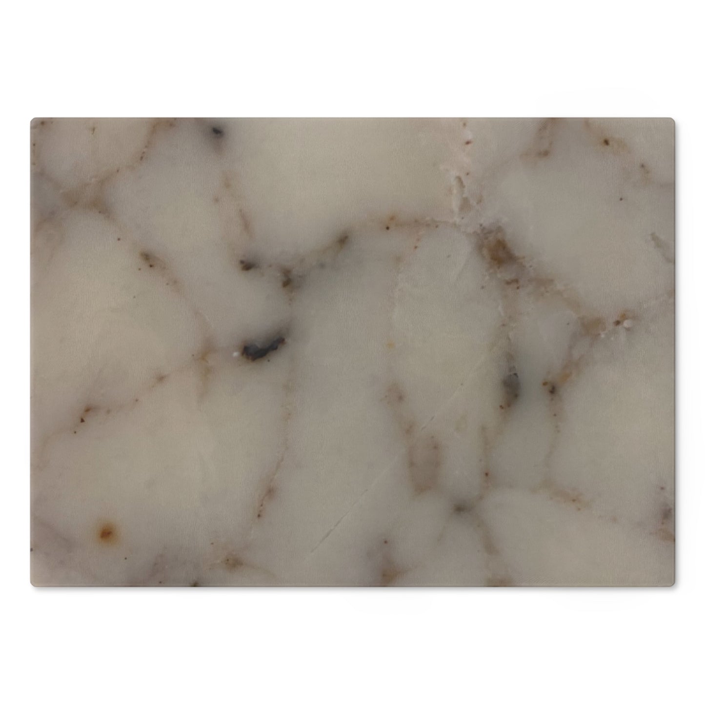 Non-Slip Glass Cutting Board Featuring Abstract Marble Design