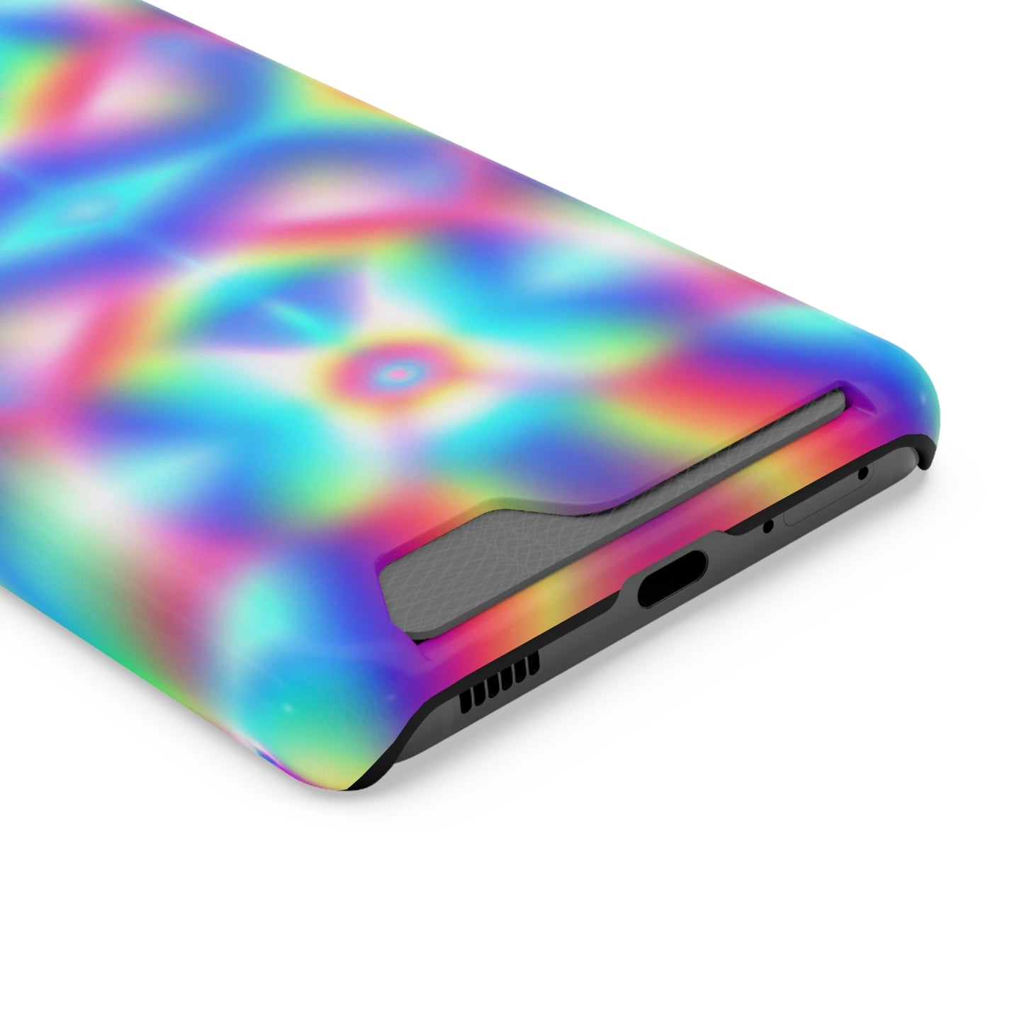 iPhone 13 and Samsung S21, S22 Cases with Card Holder Ft. Light Crystal