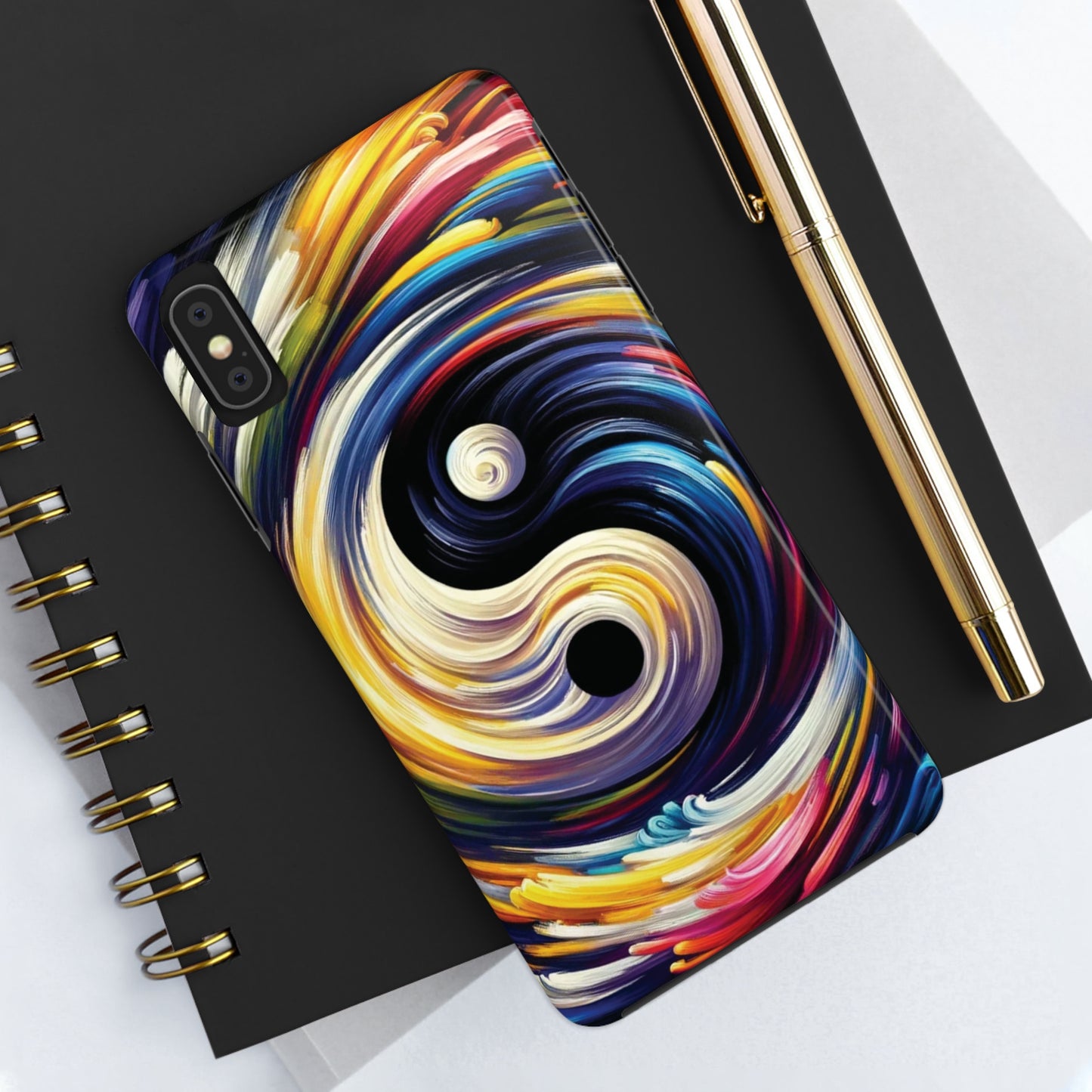 ToughDrop Apple iPhone Case Ft. Abstract Yin Yang