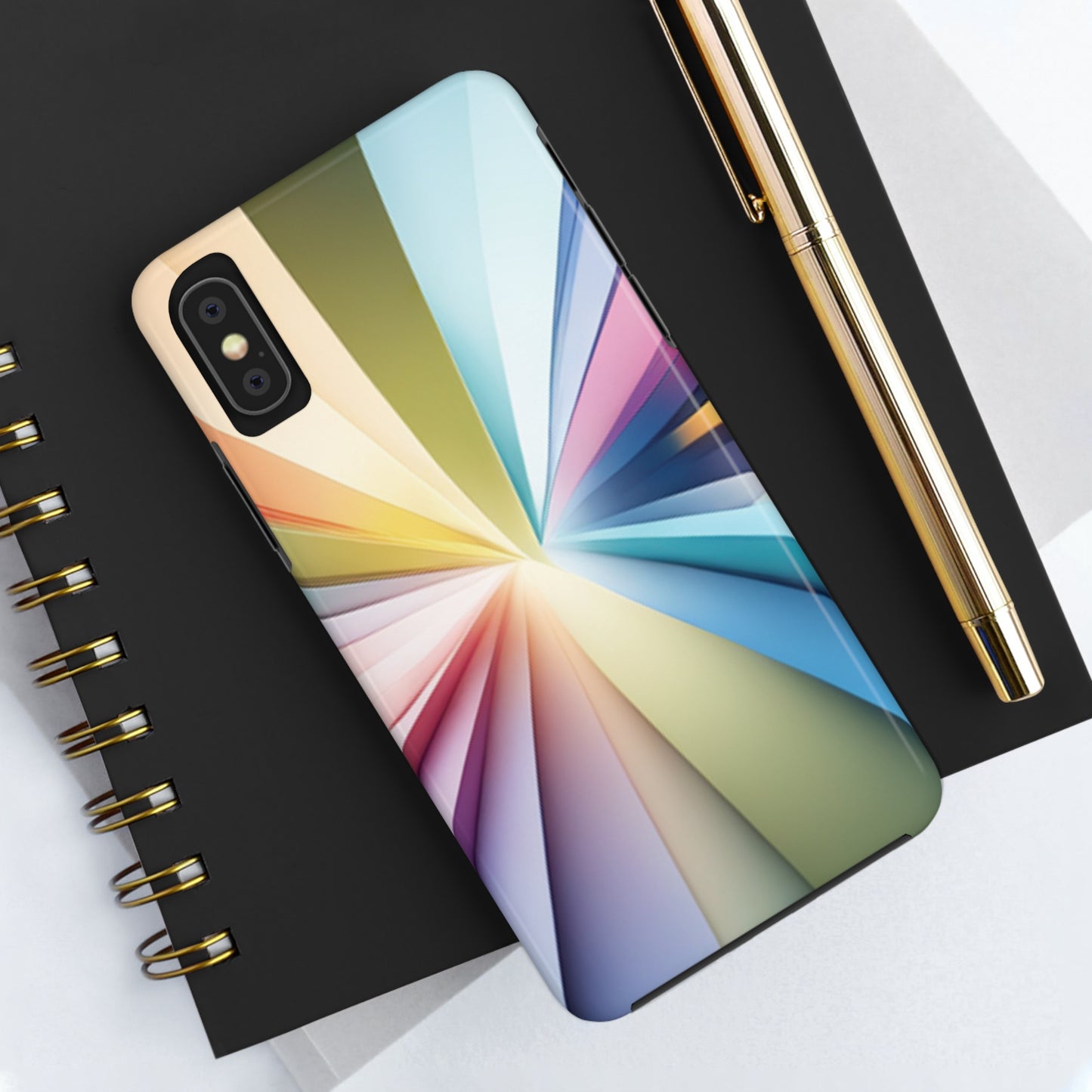 Tough Apple iPhone Case Ft. Abstract Inner Diamond
