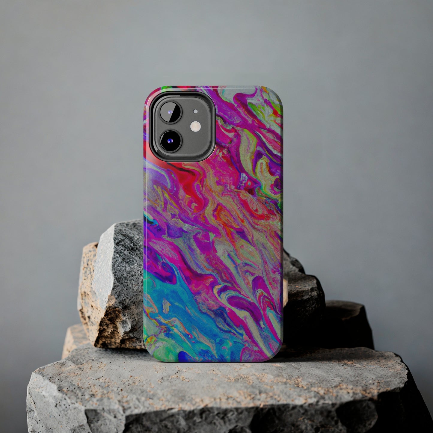 Tough Case-Mate iPhone Case Ft. Rainbow Waves