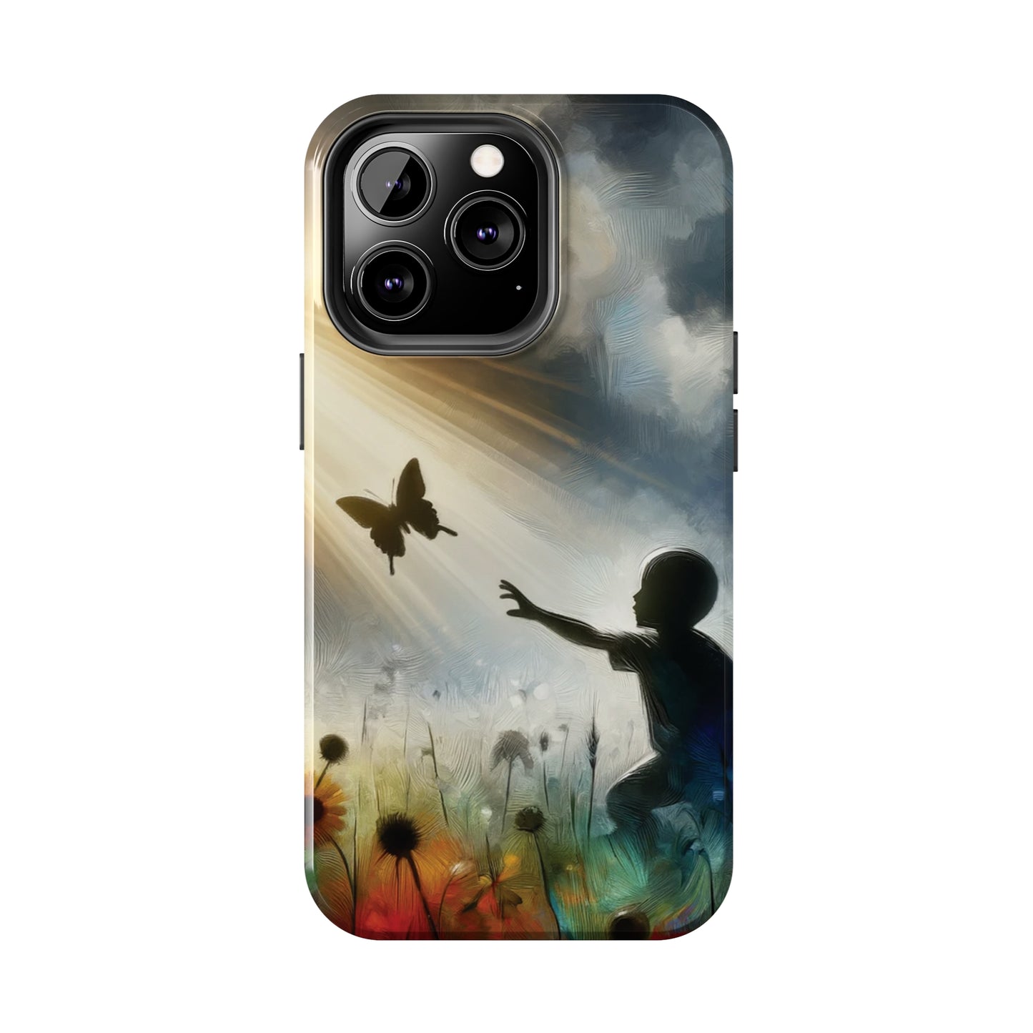 ToughDrop Apple iPhone Case Ft. Butterfly Shadow
