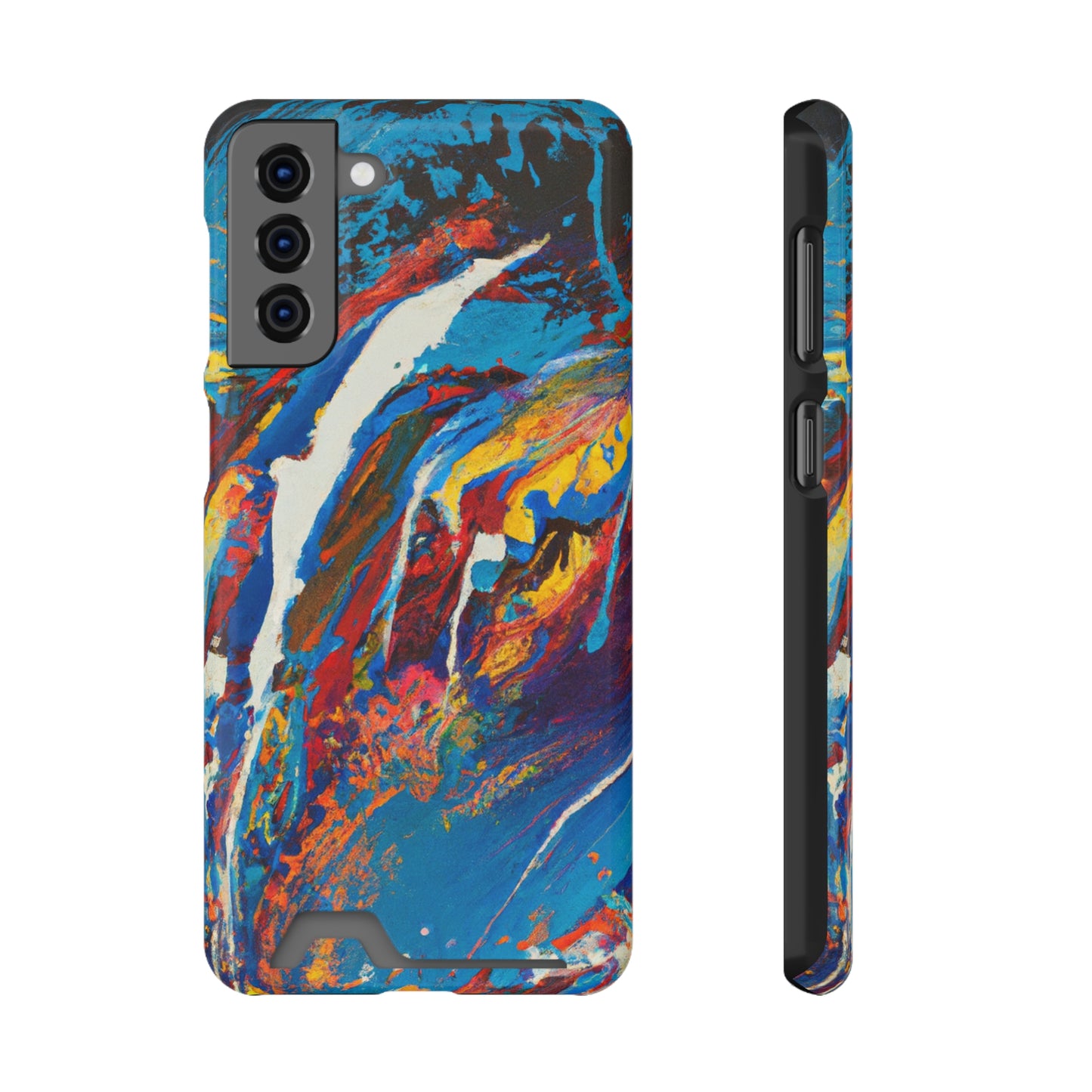 iPhone 13 and Samsung S21, S22 Cases with Card Holder Ft. Urban Drip