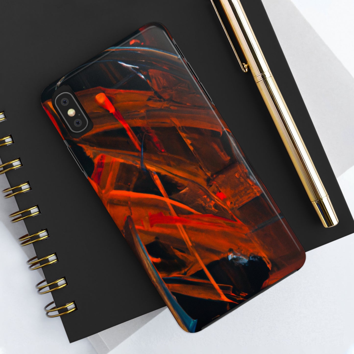 Tough Case-Mate iPhone Case Ft. Red Swipes