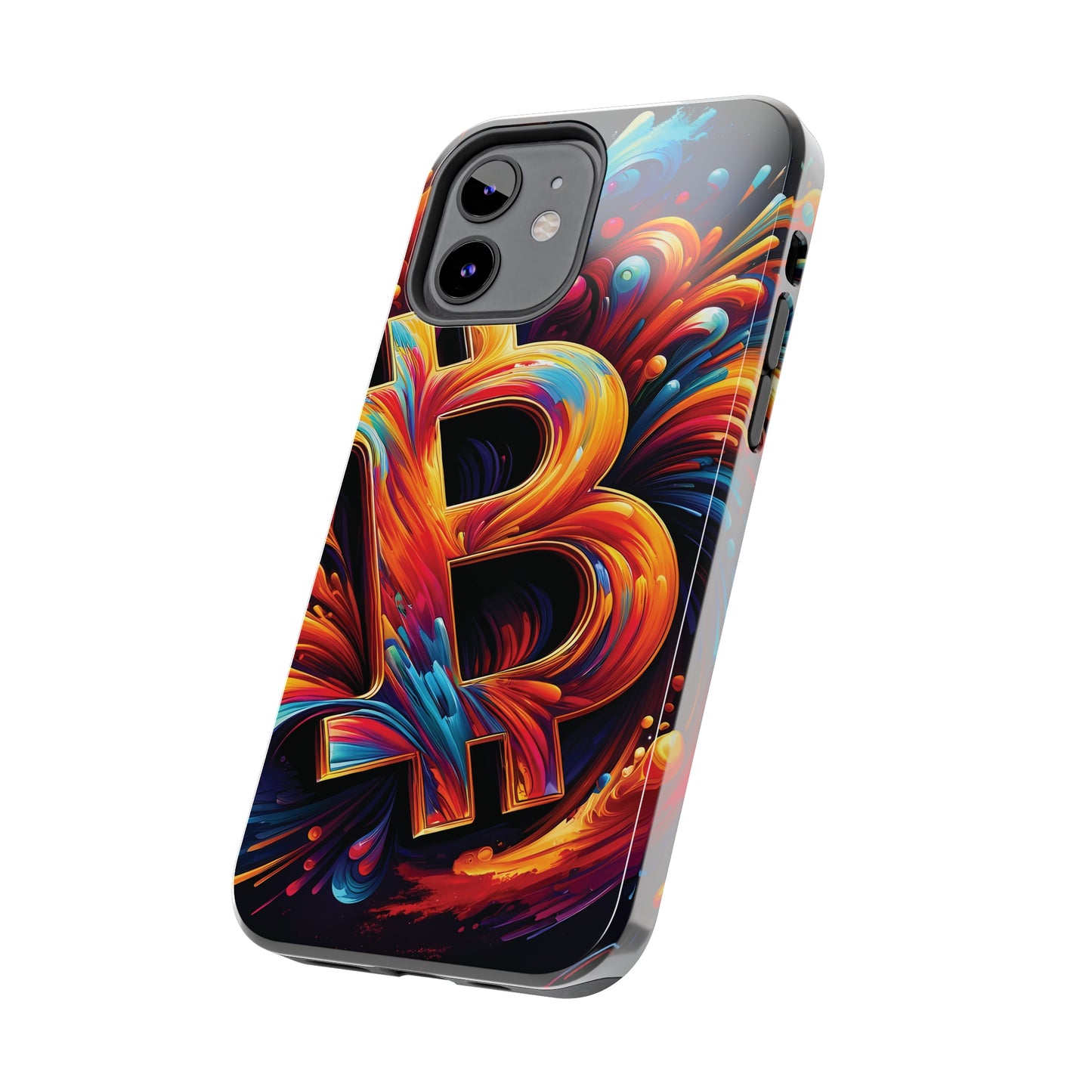 ToughDrop Apple iPhone Case Ft. Bitcoin Symbol Abstract