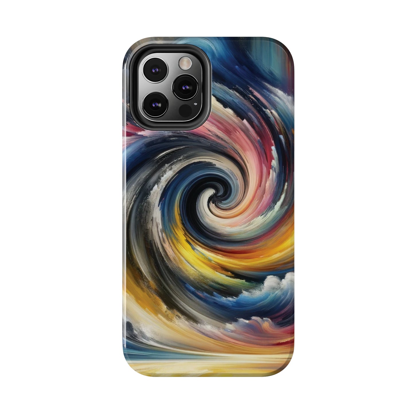 ToughDrop Apple iPhone Case Ft. Swirled Brush