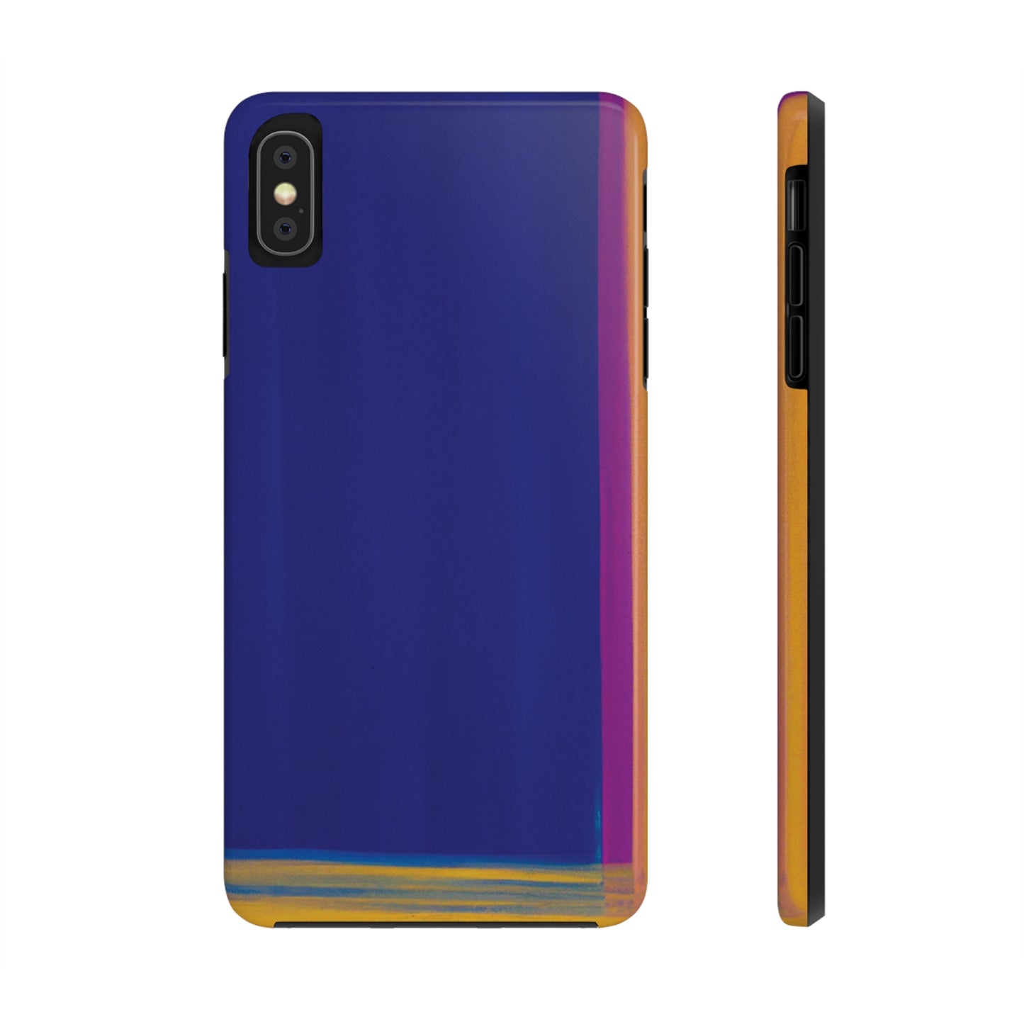 Strong Apple iPhone Case Ft. Minimal Framed Blue