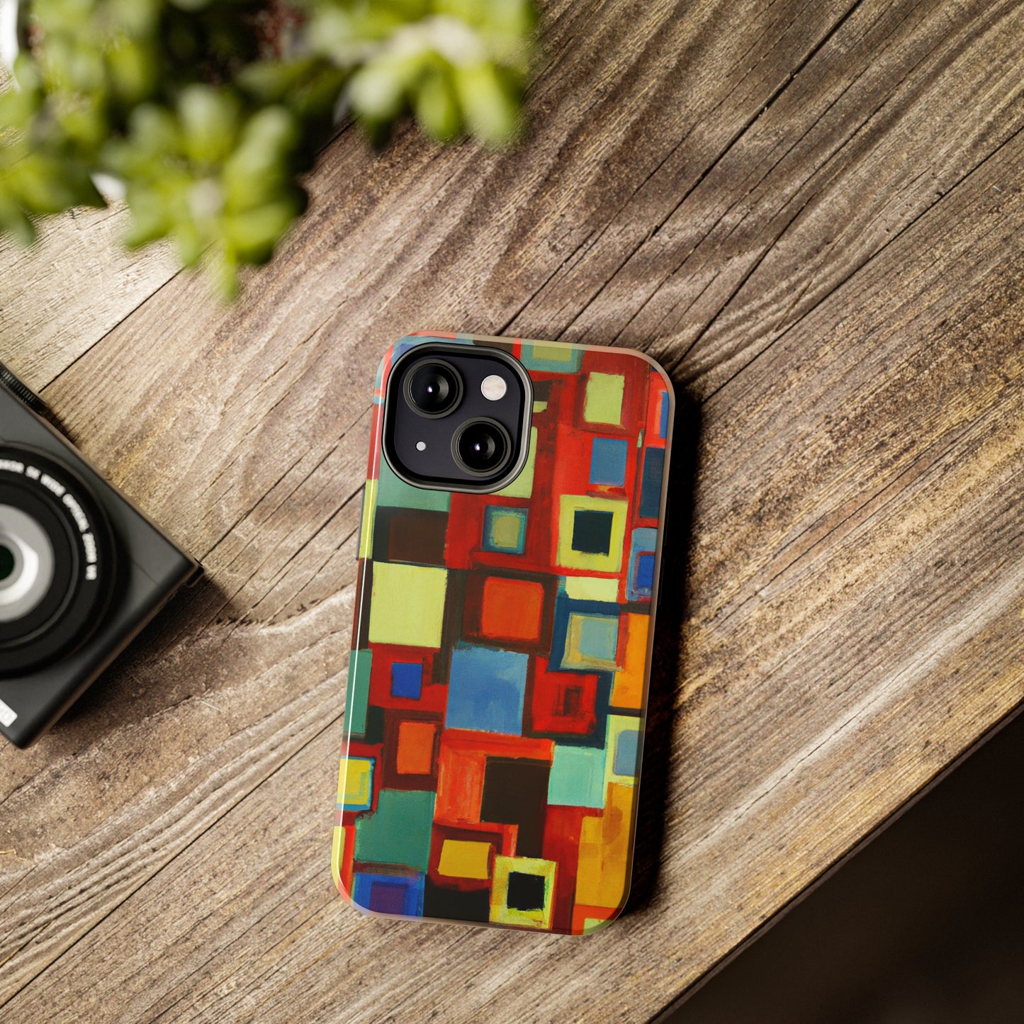 Tough Case-Mate iPhone Case Ft. Abstract Squares