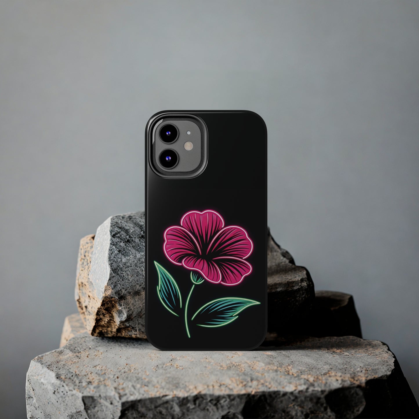 ToughDrop Apple iPhone Case Ft. Neon Bloom