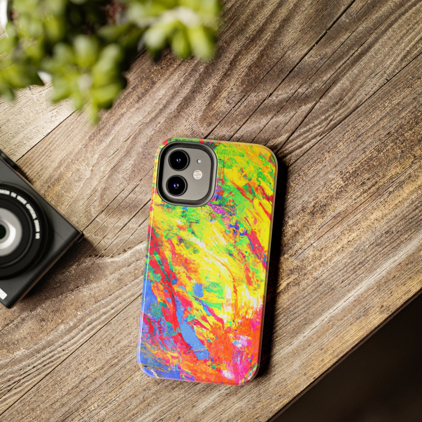 Tough Apple iPhone Cases Ft. Abstract Sherbet