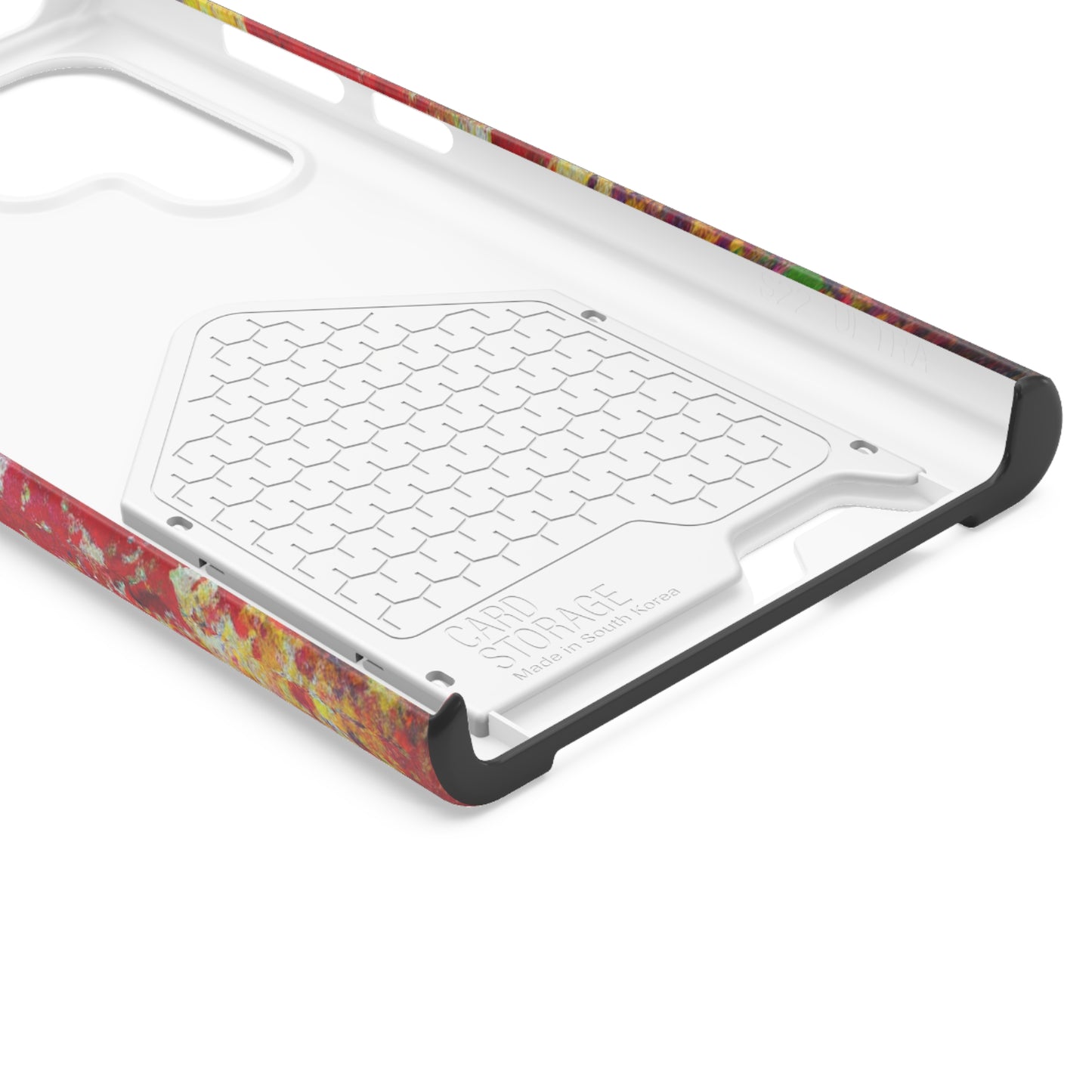iPhone 13 and Samsung S21, S22 Cases with Card Holder Ft. Detailed Splats