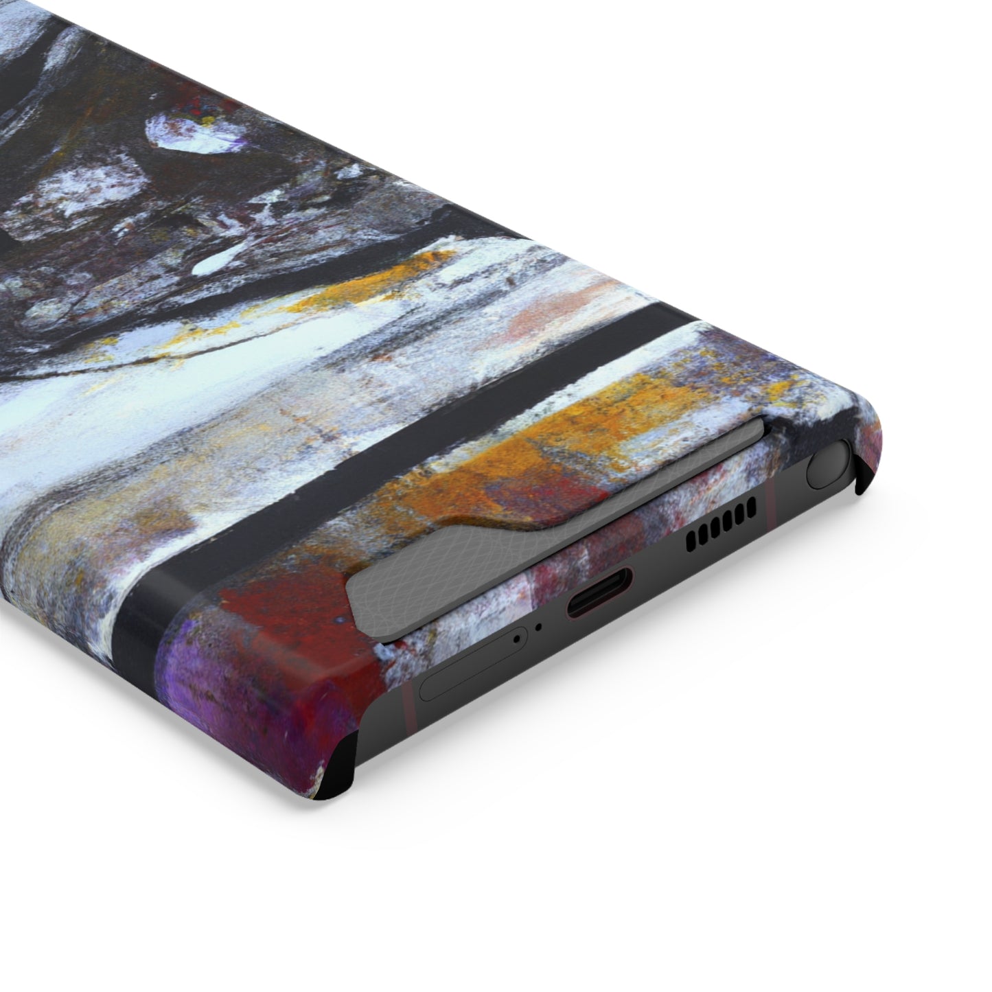 iPhone 13 and Samsung S21, S22 Cases with Card Holder Ft. Mirror Island
