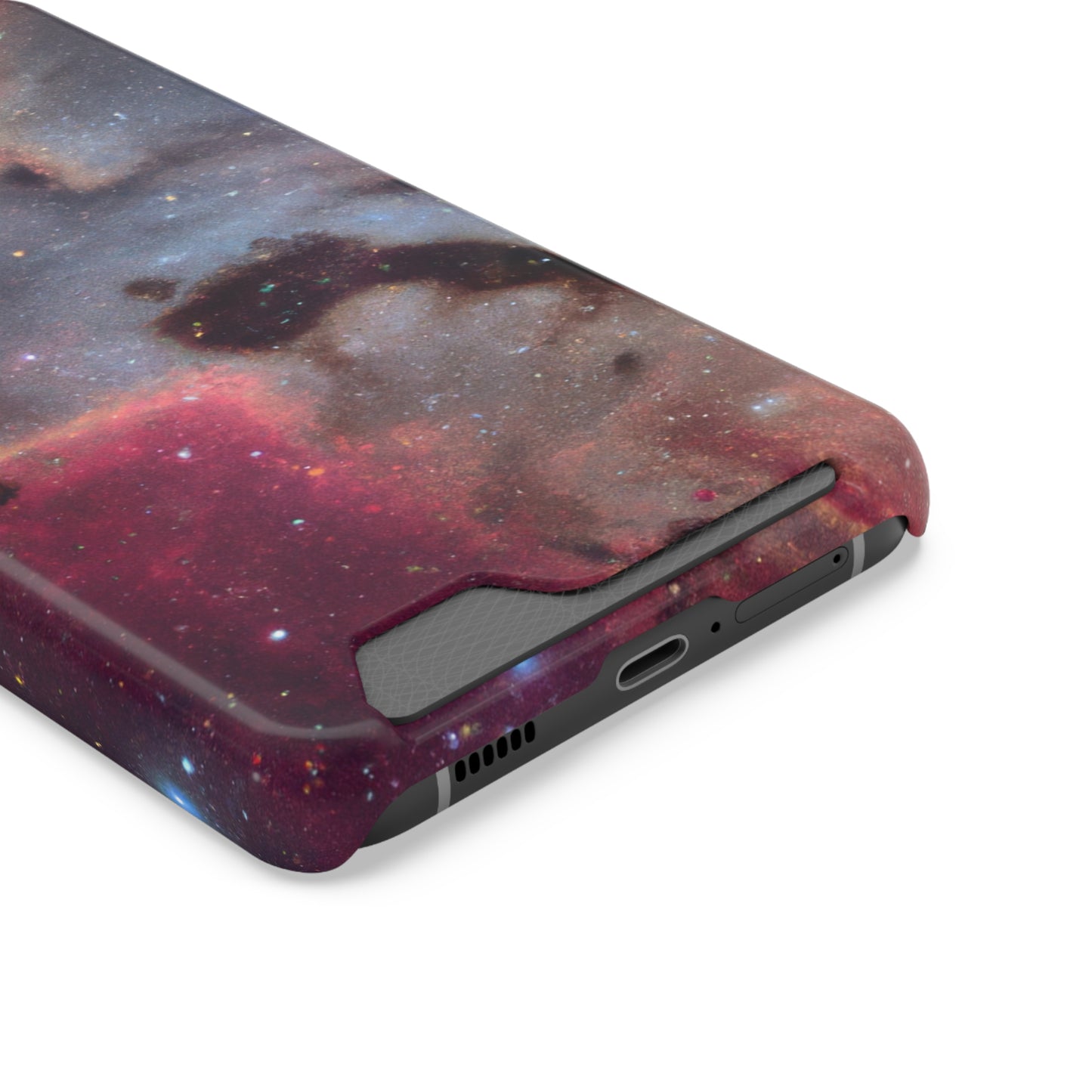 iPhone 13 and Samsung S21, S22 Cases with Card Holder Ft. Nebula