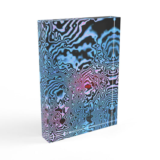 Malachite Opal Acrylic Photo Block