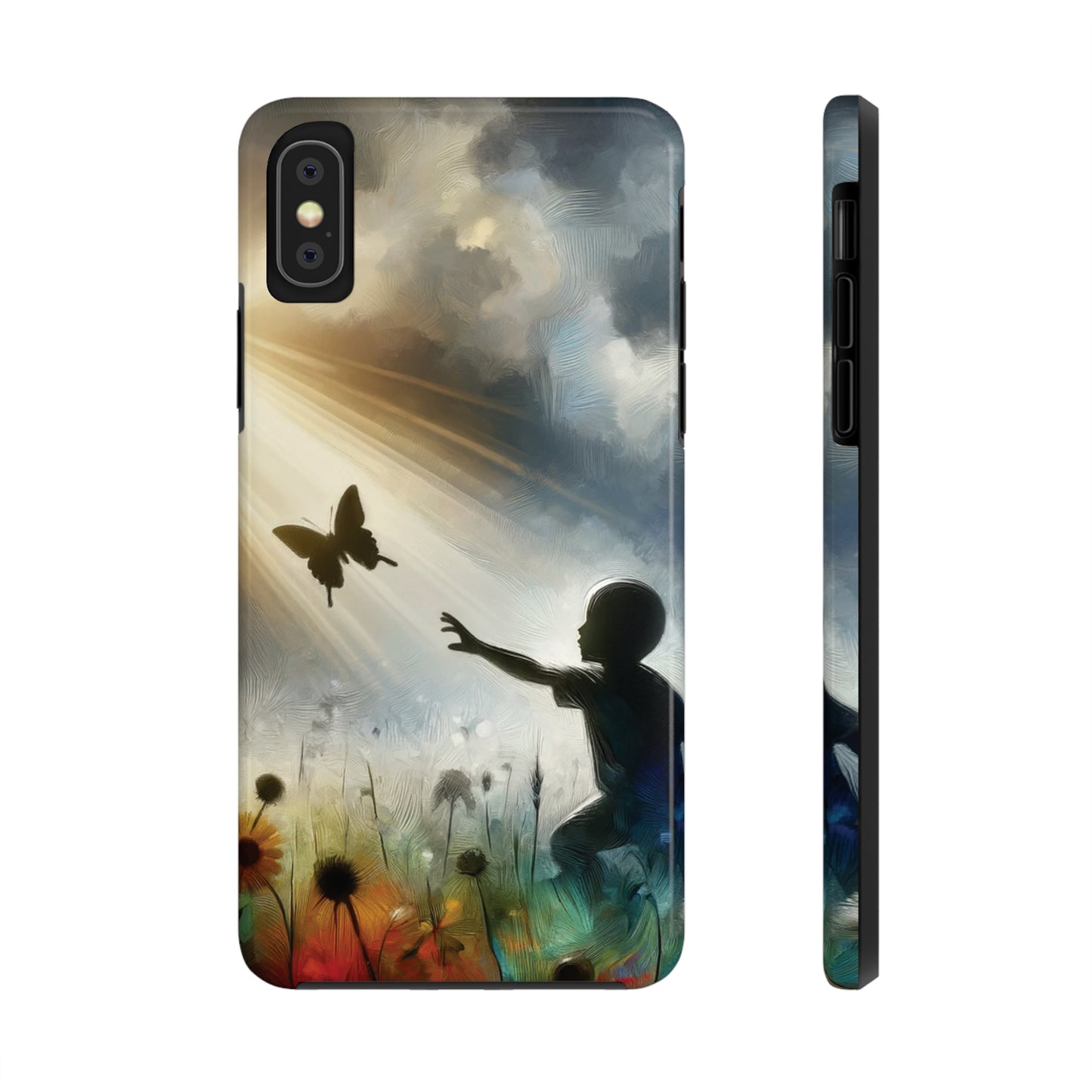 ToughDrop Apple iPhone Case Ft. Butterfly Shadow
