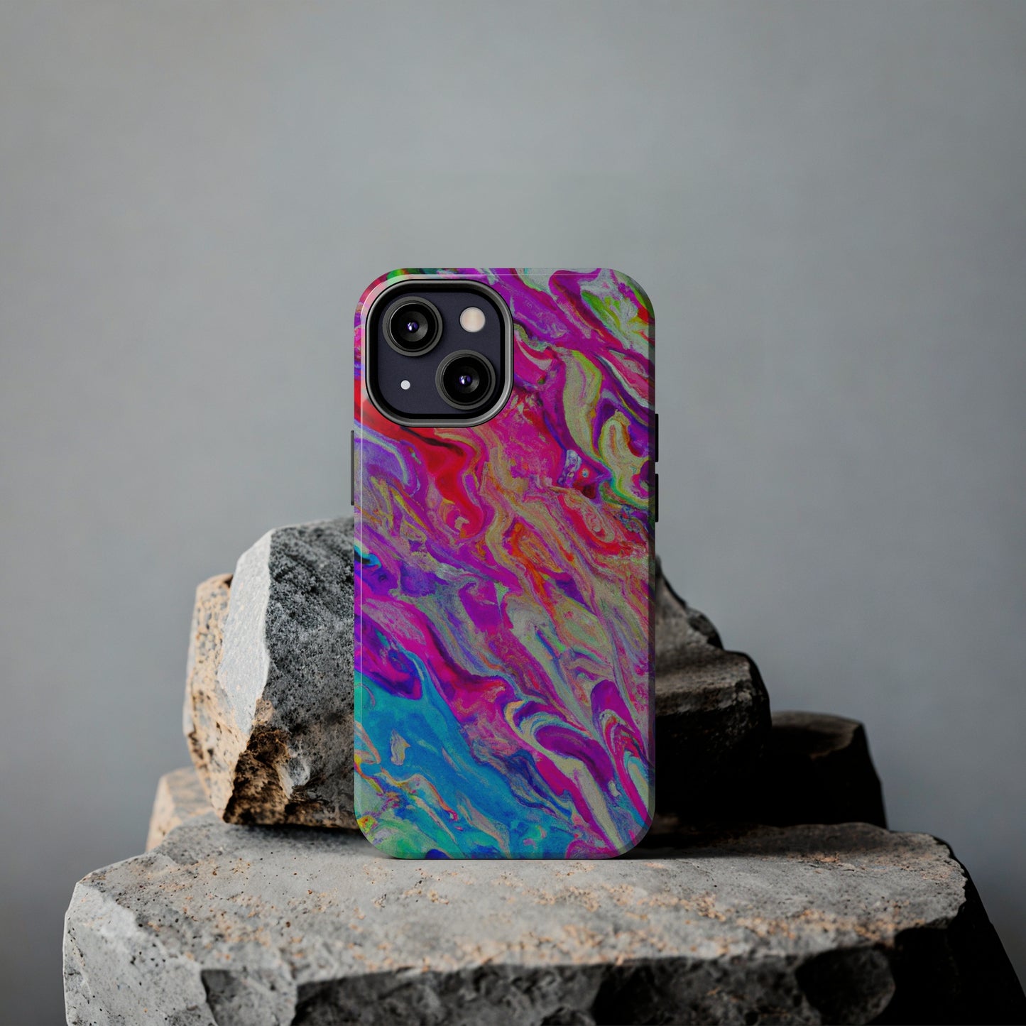 Tough Case-Mate iPhone Case Ft. Rainbow Waves