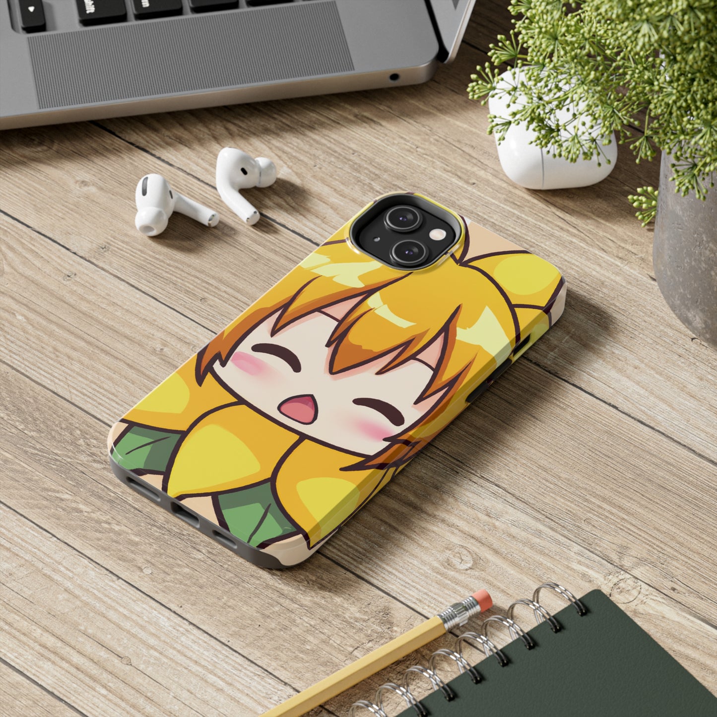 Tough Case-Mate iPhone Case Ft. Chibi Sunflower