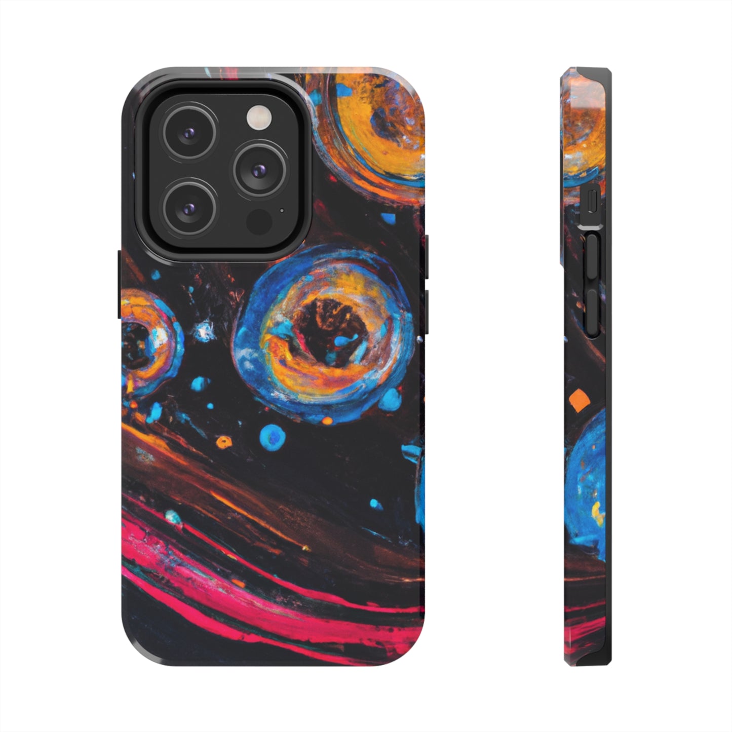 Tough Apple iPhone Cases Ft. Bubble Galaxy