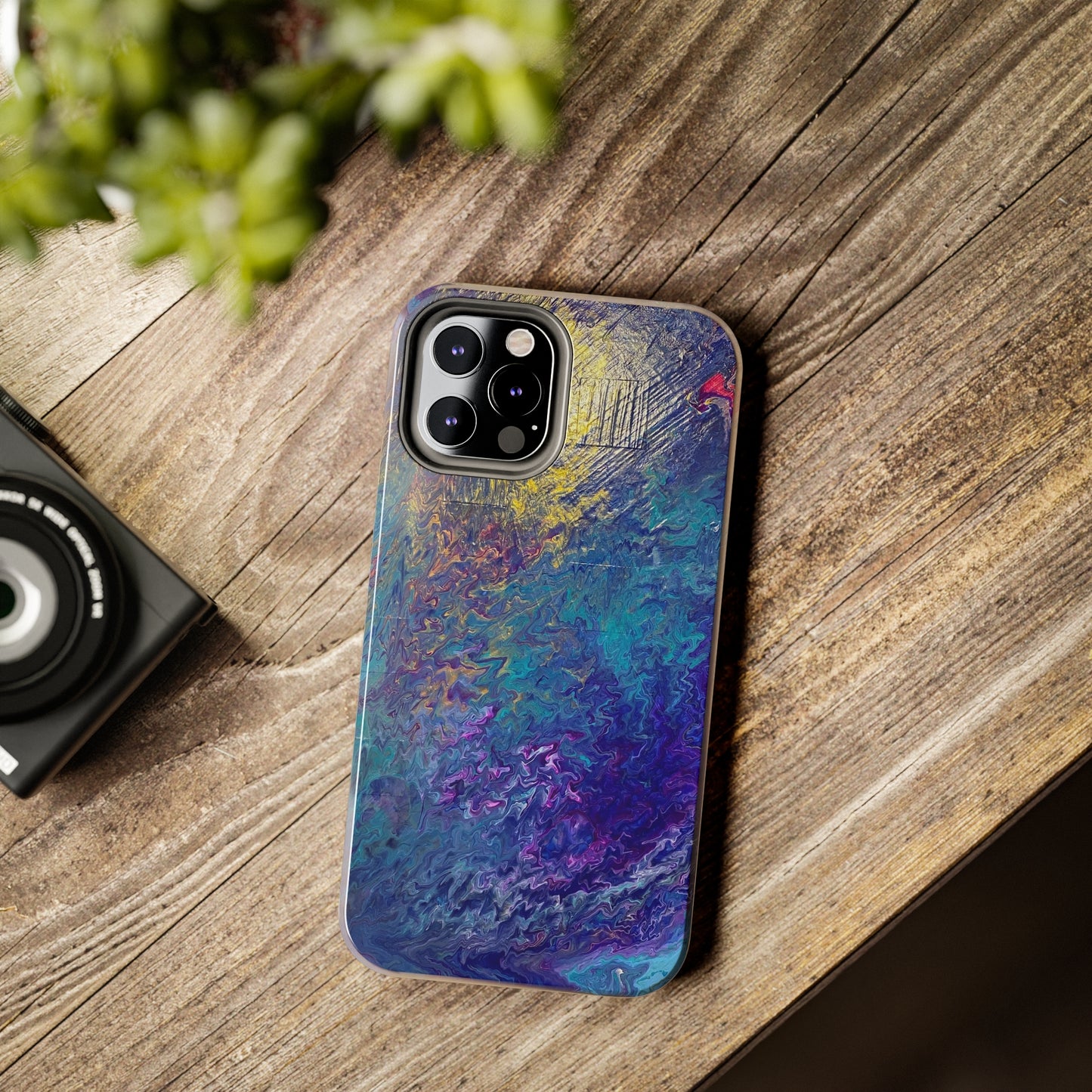 Tough Case-Mate iPhone Cases Ft. Abstract Blue Waterfall