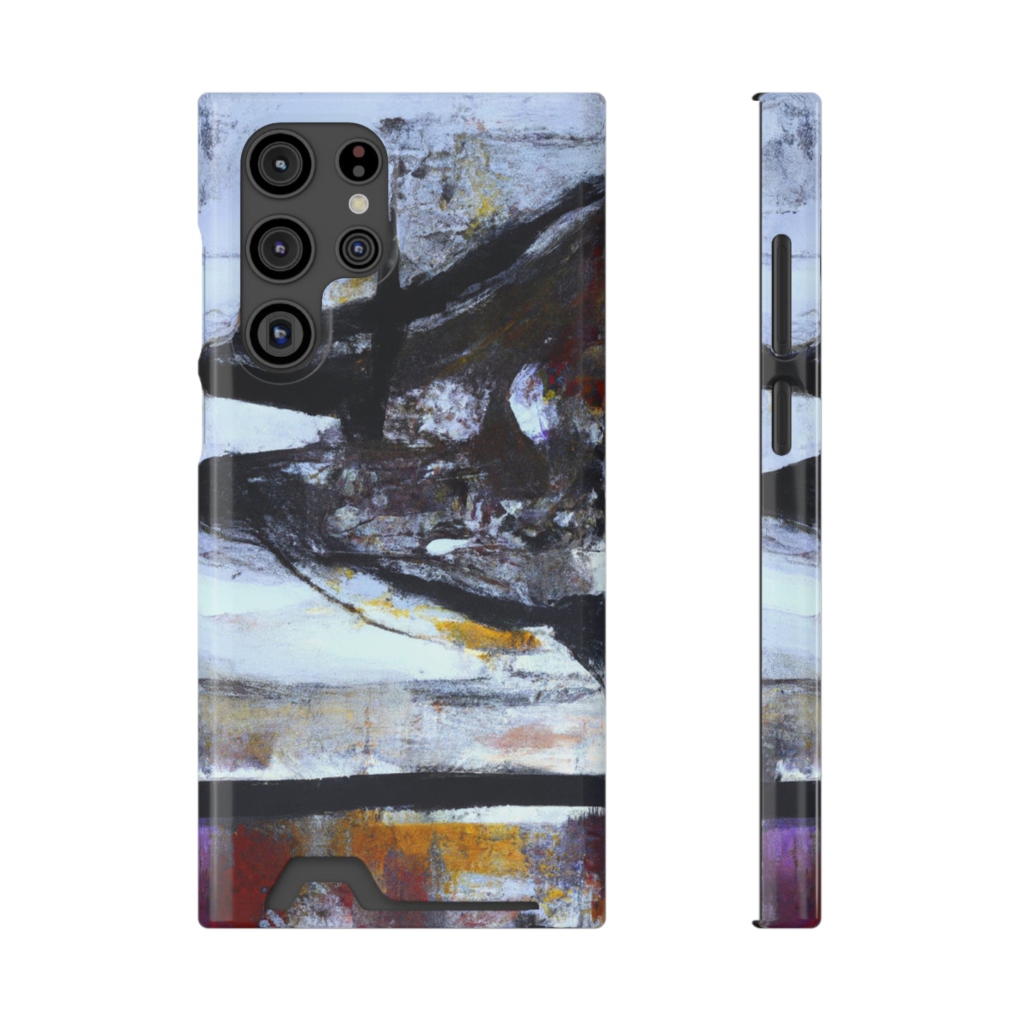 iPhone 13 and Samsung S21, S22 Cases with Card Holder Ft. Mirror Island