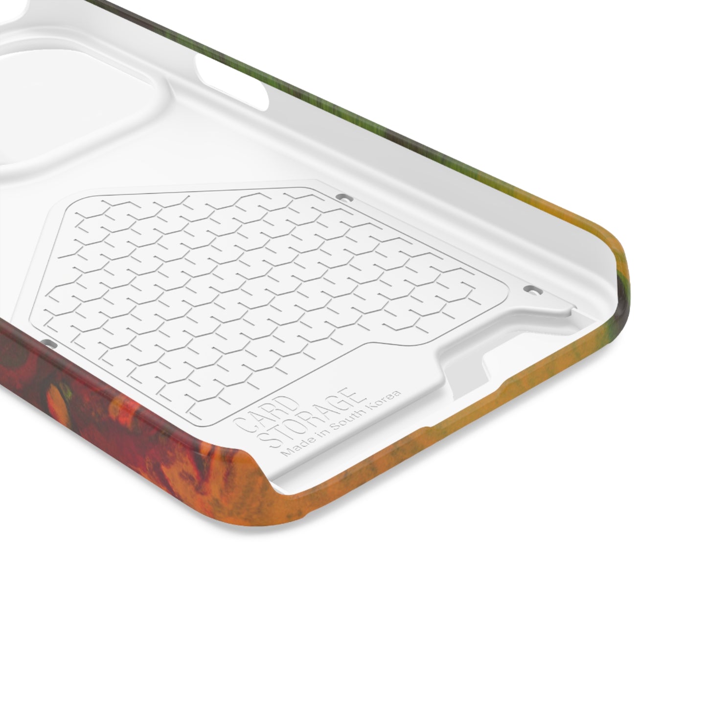 iPhone 13 and Samsung S21, S22 Cases with Card Holder Ft. Abstract Gas Giant